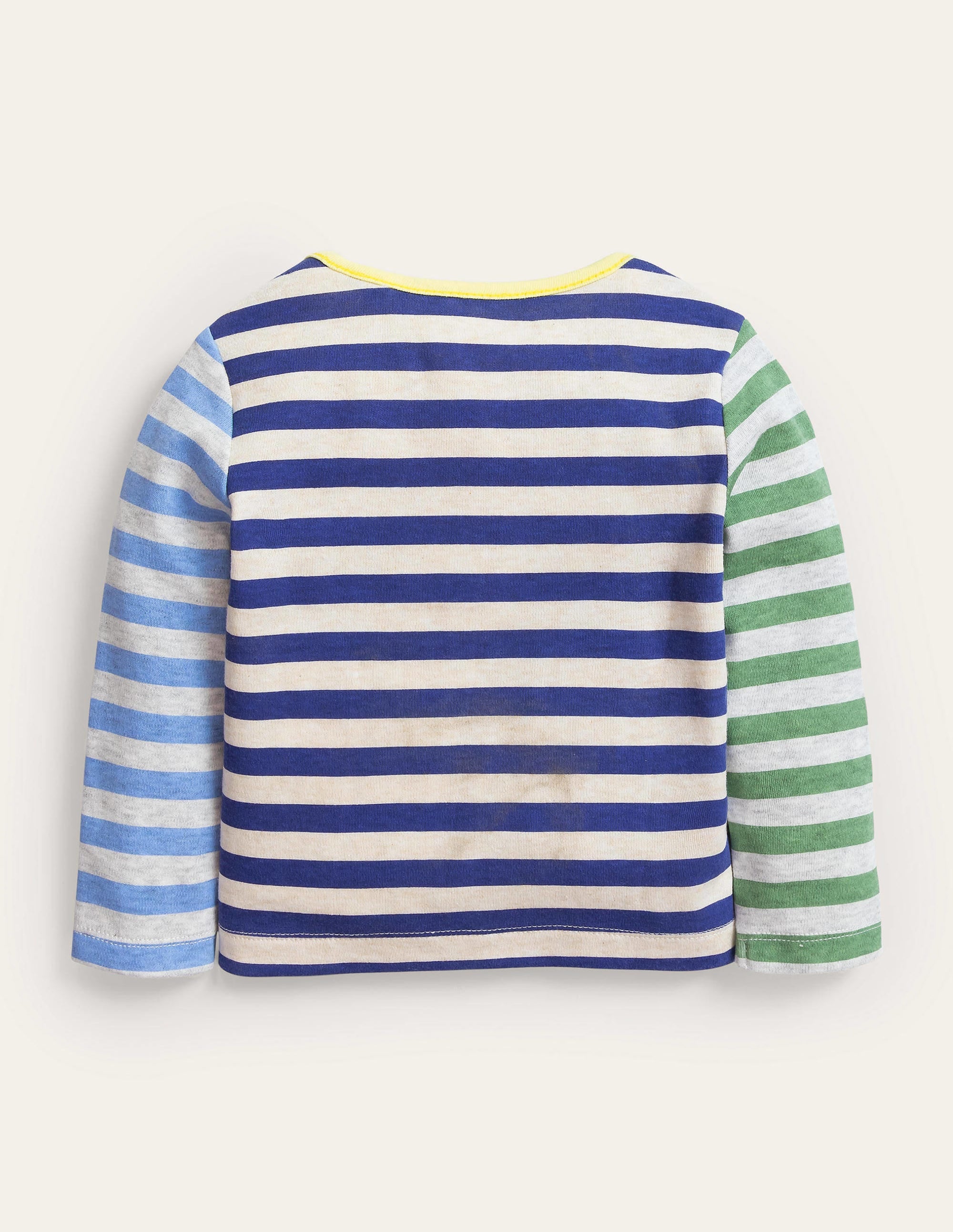 GOTS Stripe T-Shirt-Multi Hotchpotch - Image 2