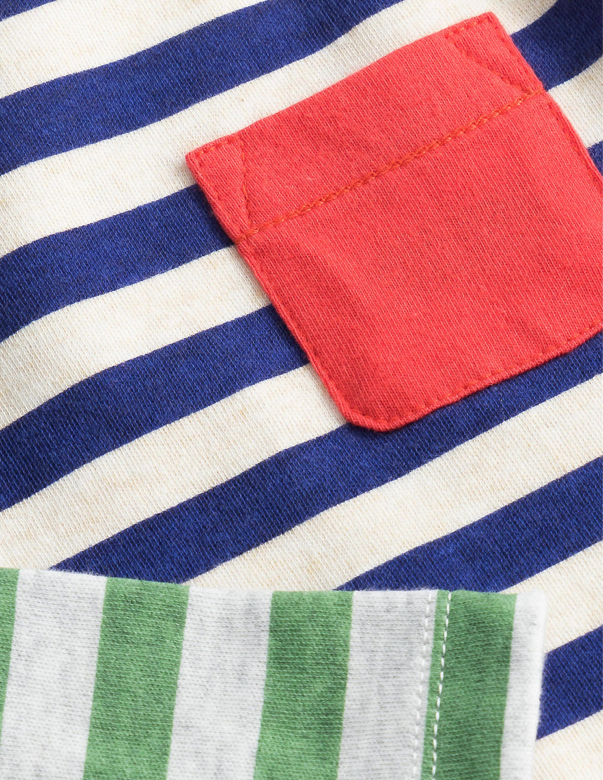 GOTS Stripe T-Shirt-Multi Hotchpotch - Image 3