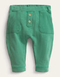 Garment Wash Bottoms-Deep Grass Green
