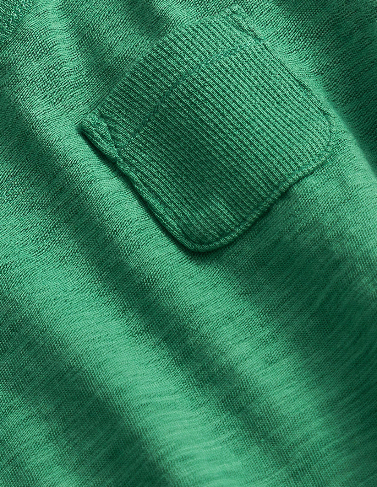 Vorgewaschenes T-Shirt aus GOTS-Baumwolle-Dunkles Grasgrün - Image 3