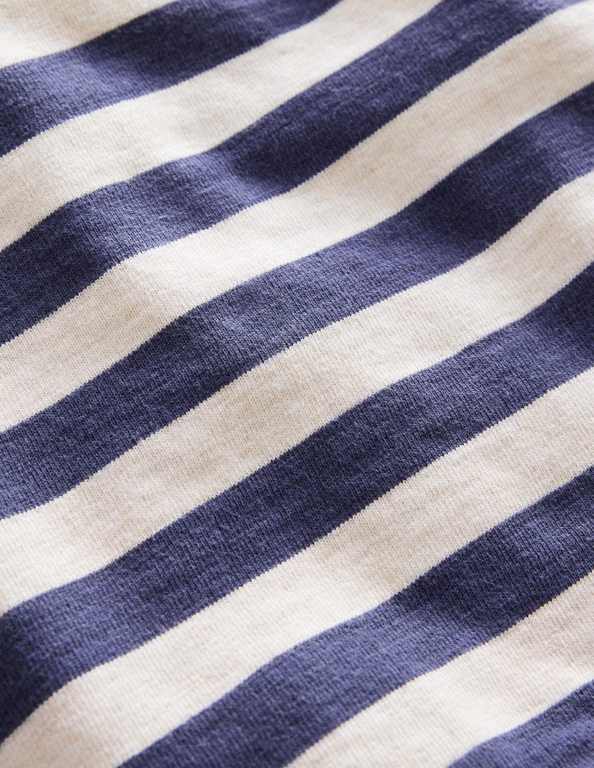 Gestreiftes Sweatshirt-Hellbeige/Navy - Image 3