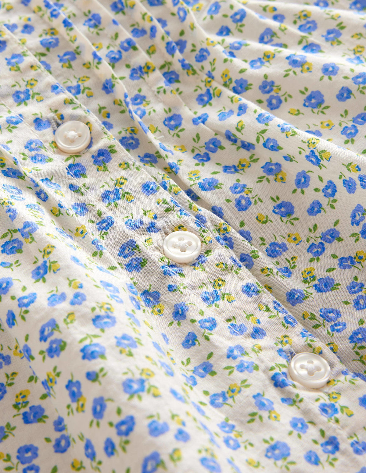 Nostalgisches gewebtes Spielset-Himmelblau, Blumenmuster - Image 3