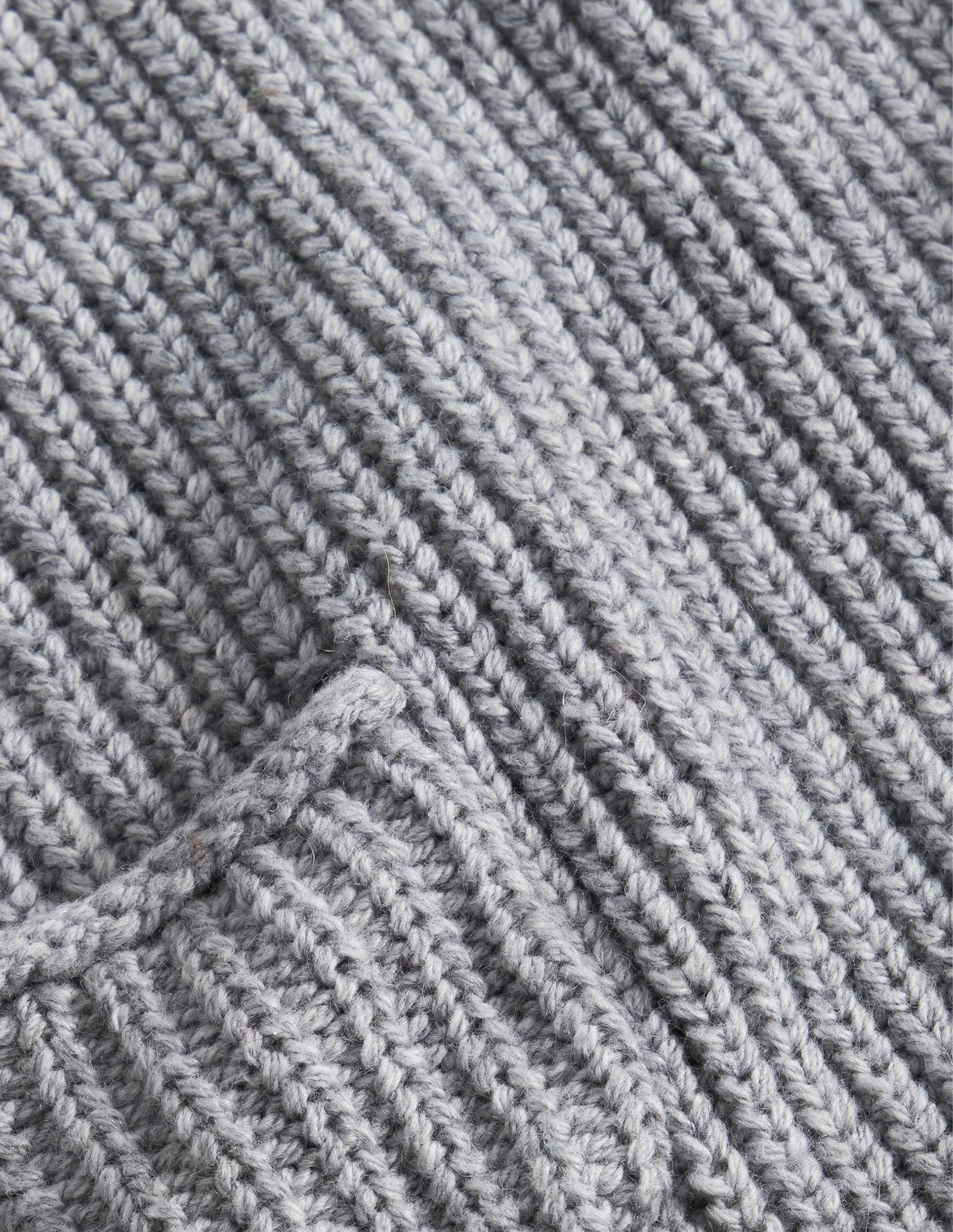 Salopette en maille côtelée-Gris chiné - Image 3