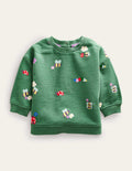 Sweat décontracté-Insectes vert herbe profond