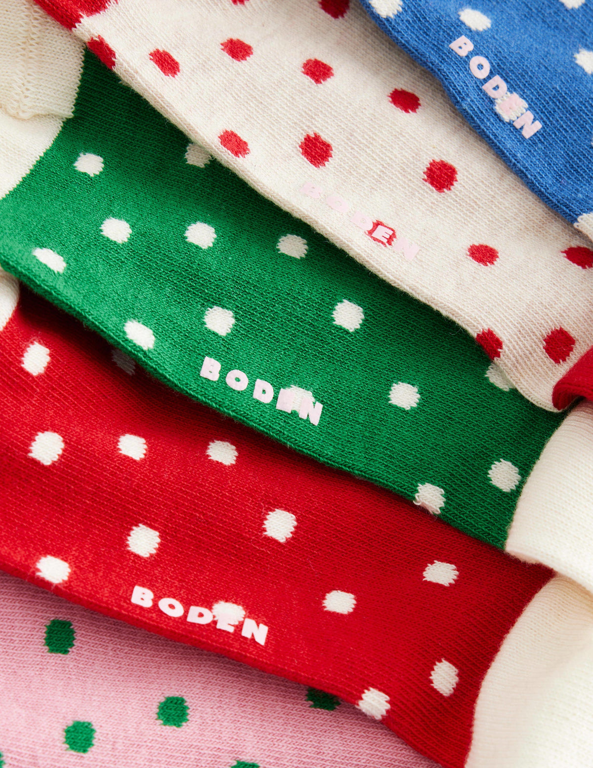 5 paires de socquettes-Pois-2
