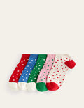 Sportsocken im 5er-Pack-Punkte