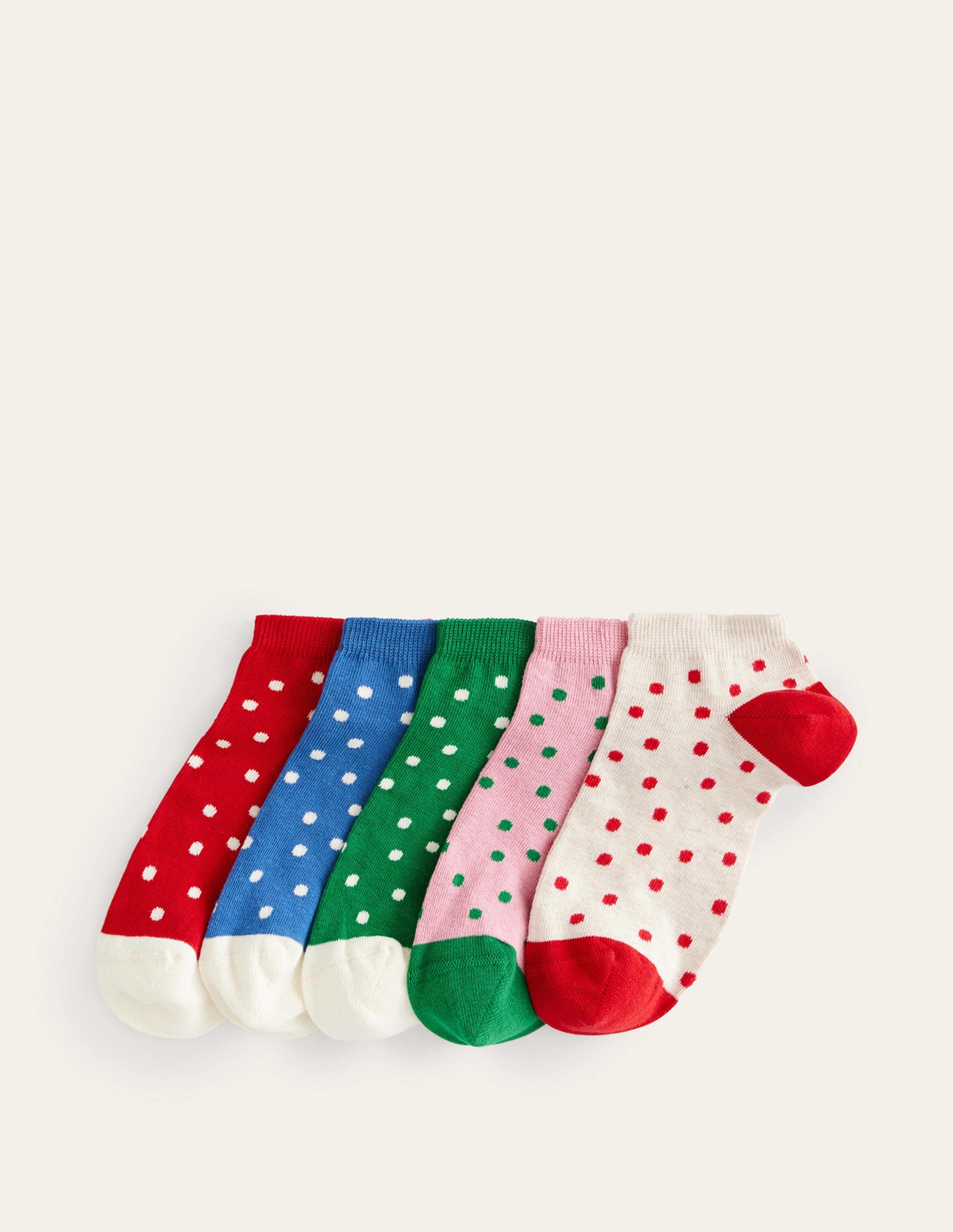 Sportsocken im 5er-Pack-Punkte - Image 1