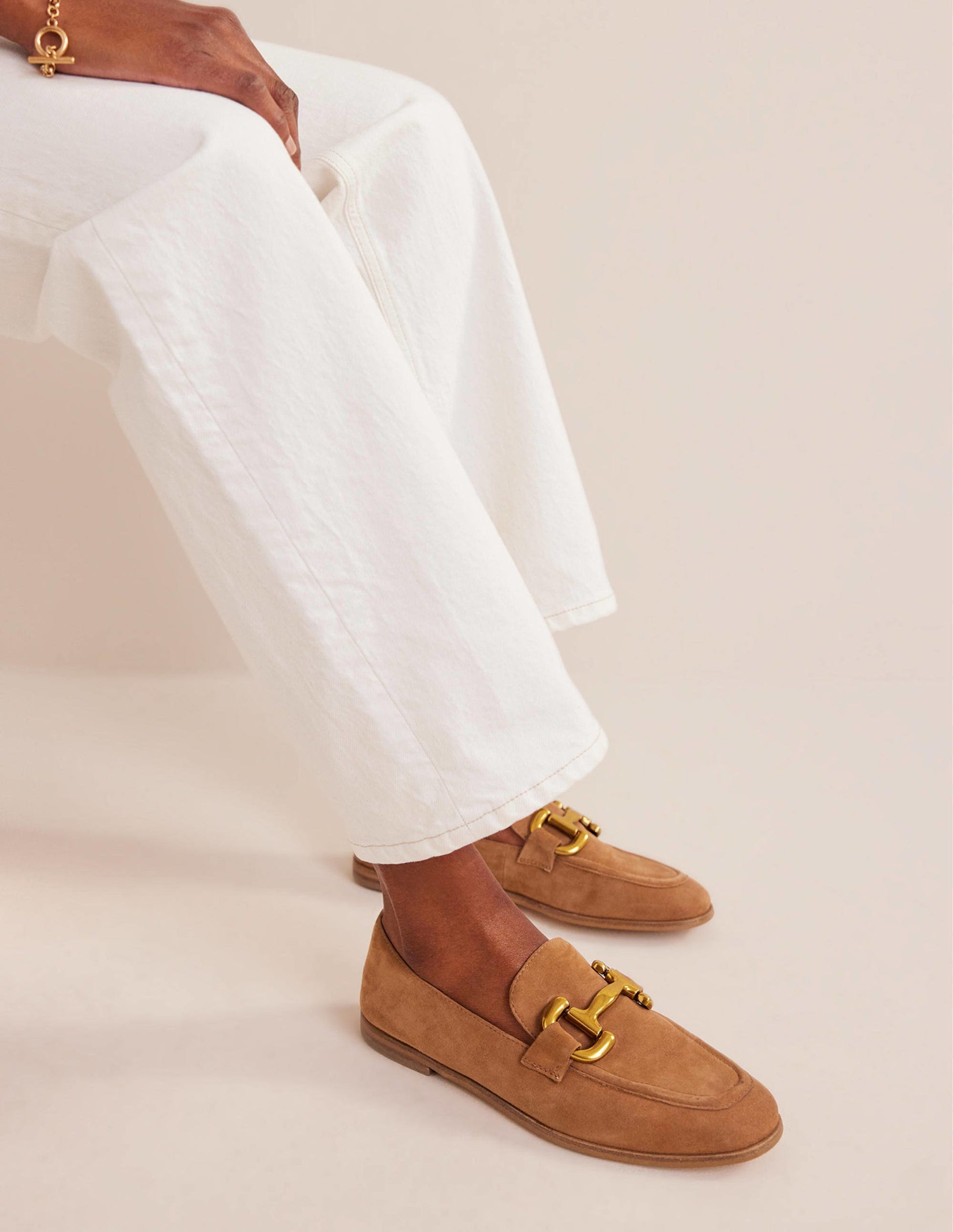 Iris Snaffle Loafers-Ginger Snap Suede-2