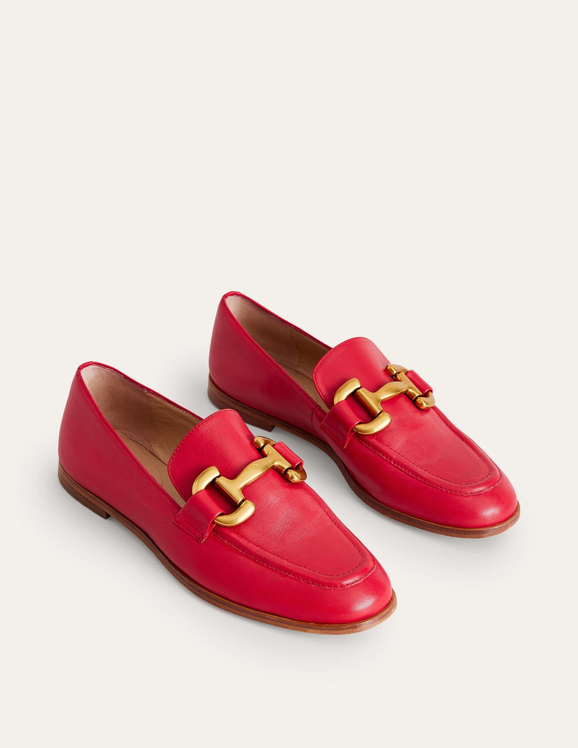 Iris Loafer mit Trensendetail-Briefkastenrot-3