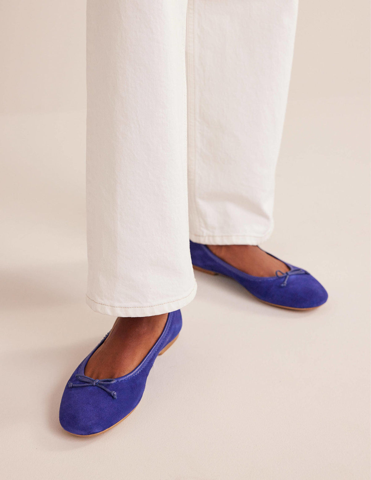Kitty Ballerinas mit flexibler Sohle-Lapisblau Veloursleder - Image 1
