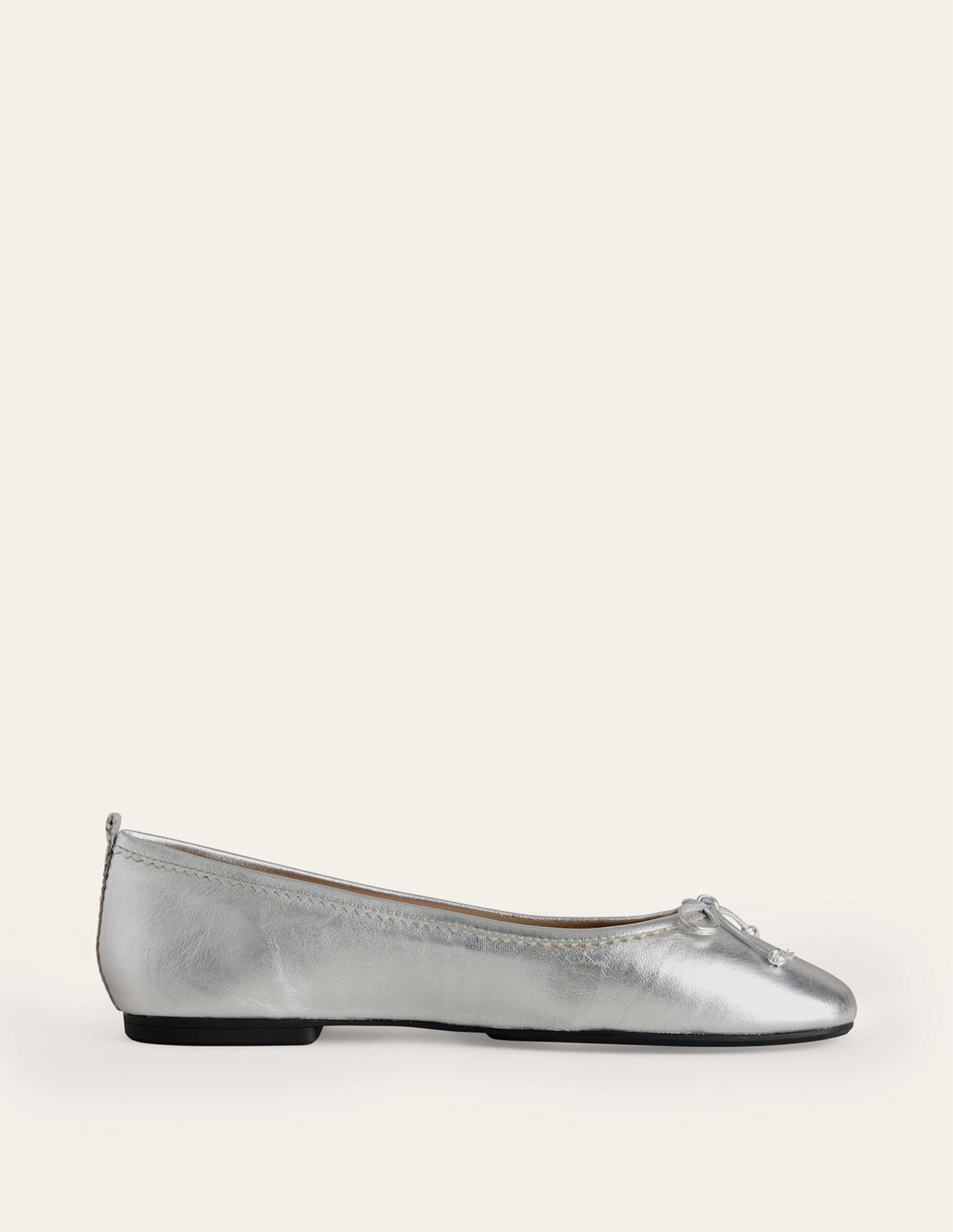 Kitty Ballerinas mit flexibler Sohle-Silber Metallic - Image 2