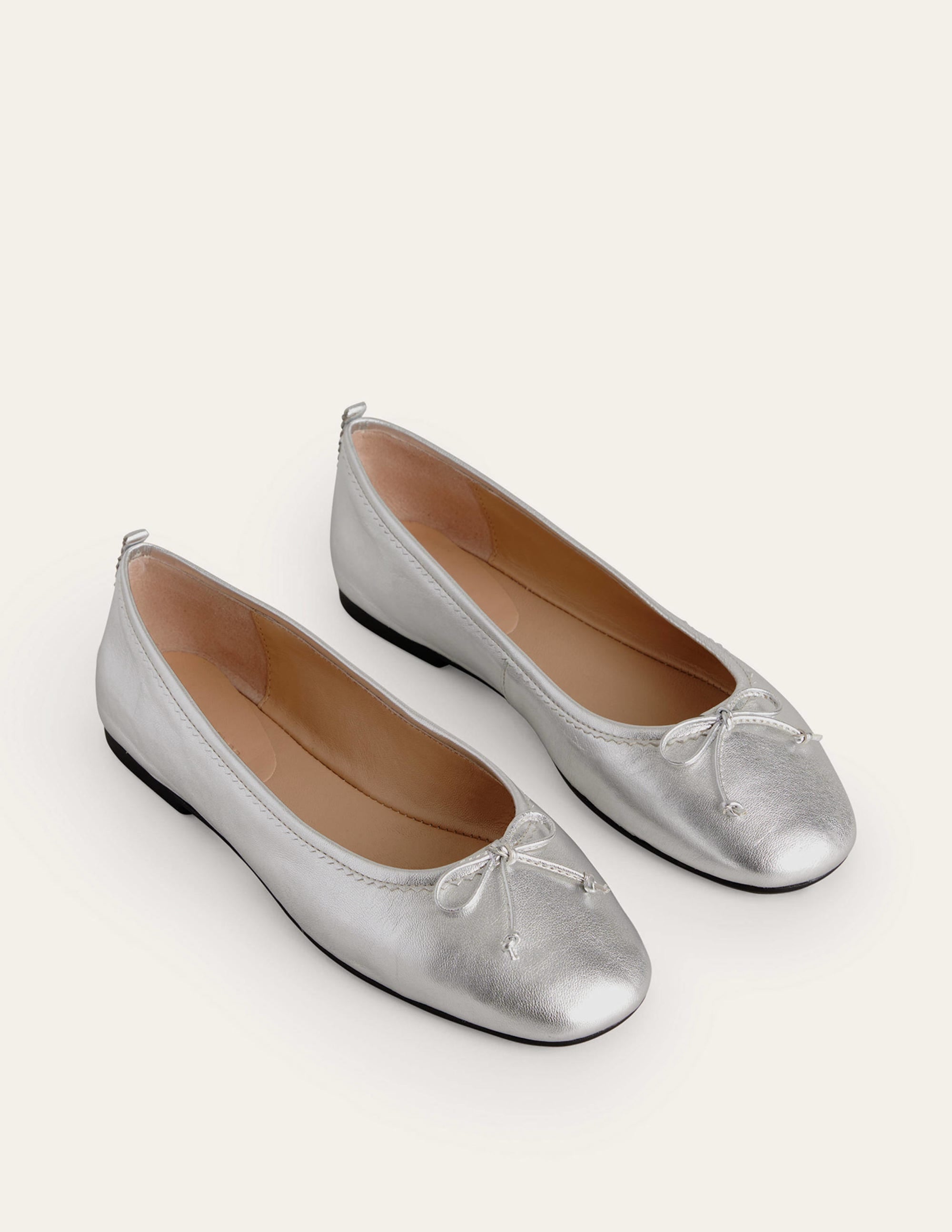 Kitty Ballerinas mit flexibler Sohle-Silber Metallic - Image 3