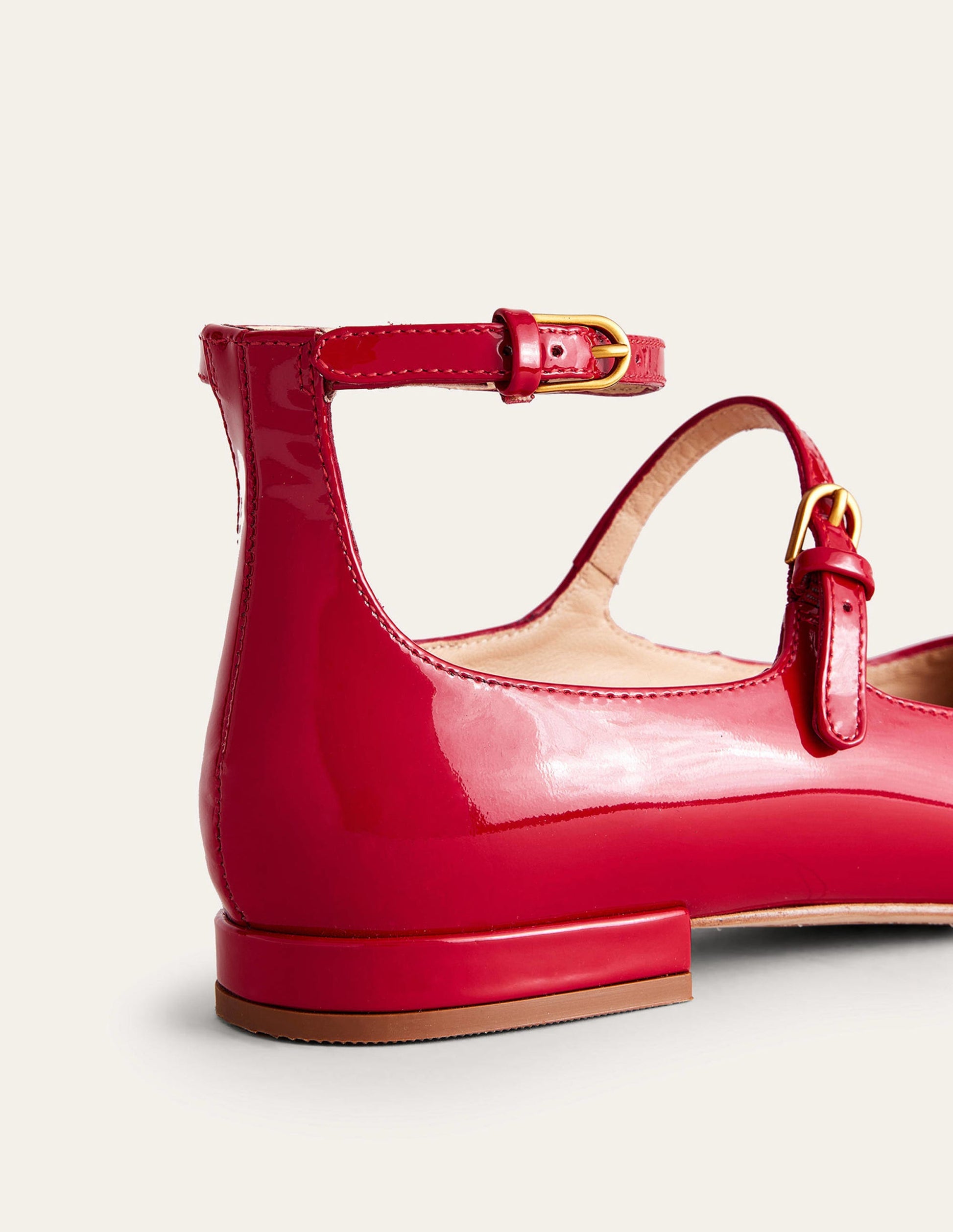 Mary-Jane-Schuhe mit doppeltem Riemen-Pepperoni Lack-4