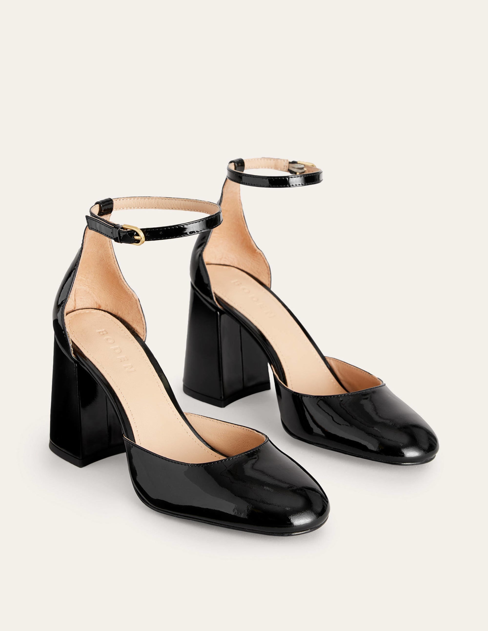 Pumps aus Lackleder-Schwarz Lack - Image 4
