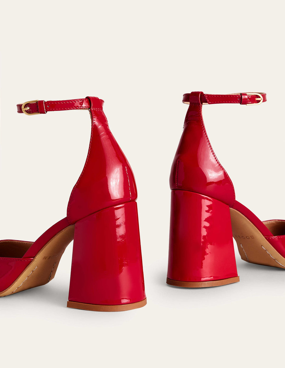 Pumps aus Lackleder-Pepperoni Lack - Image 5