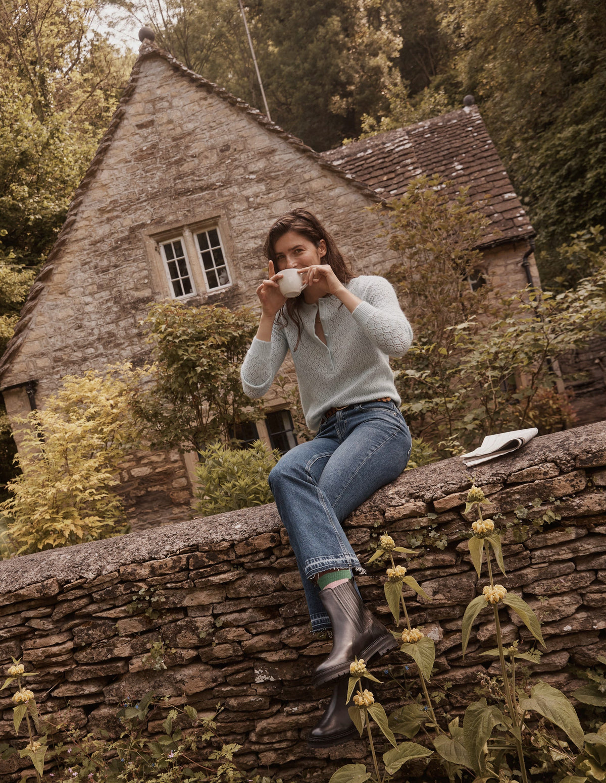 Sadie Chelsea-Boots mit breiter Sohle-Schwarzes Kalbsleder - Image 2