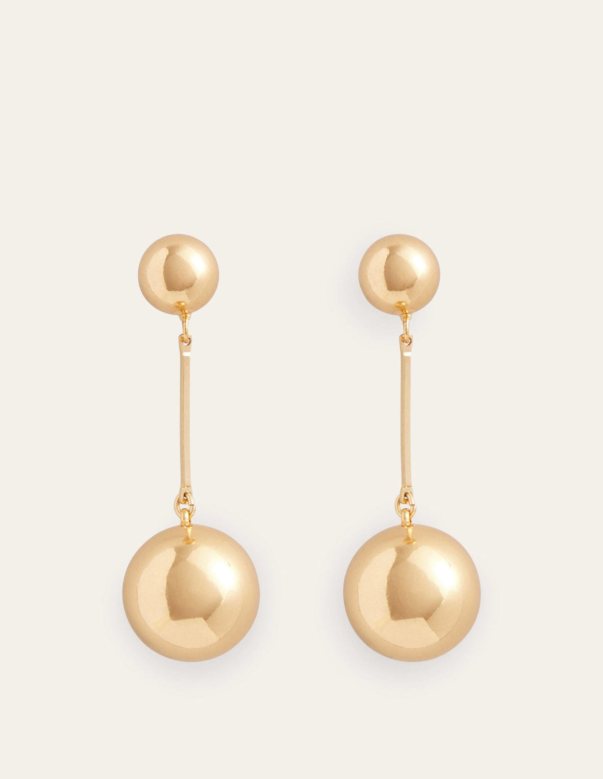 Statement Drop Earrings-Gold - Image 2