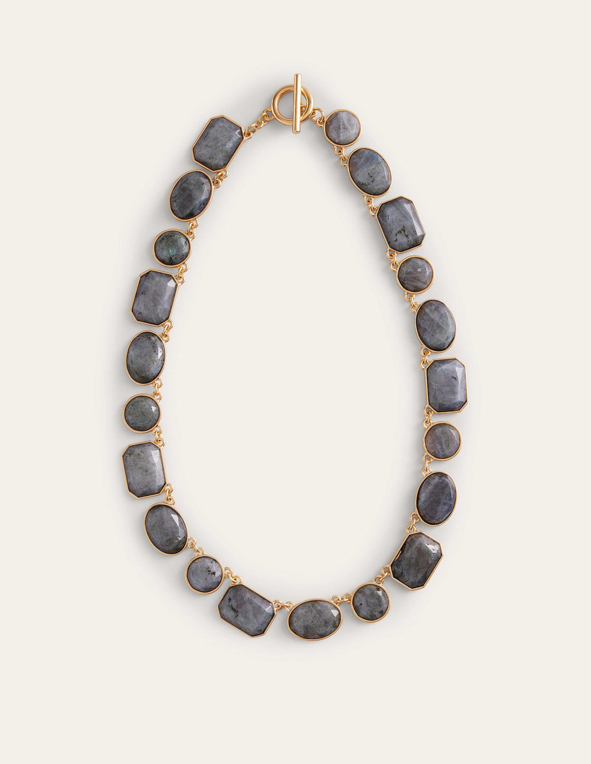 Collier épais semi-précieux-Noir - Image 2