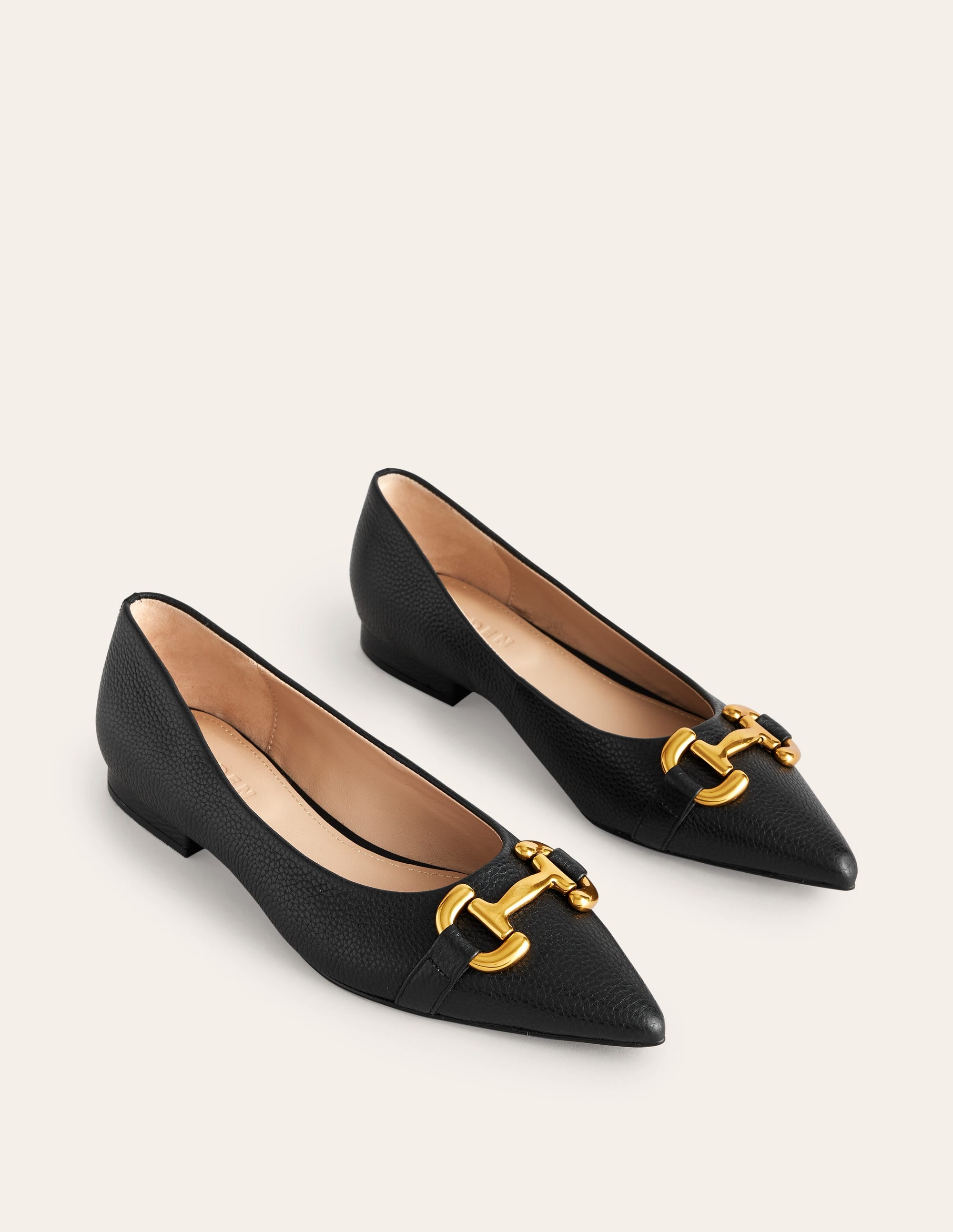 Iris Ballerinas mit Trensendetail-Schwarz - Image 3