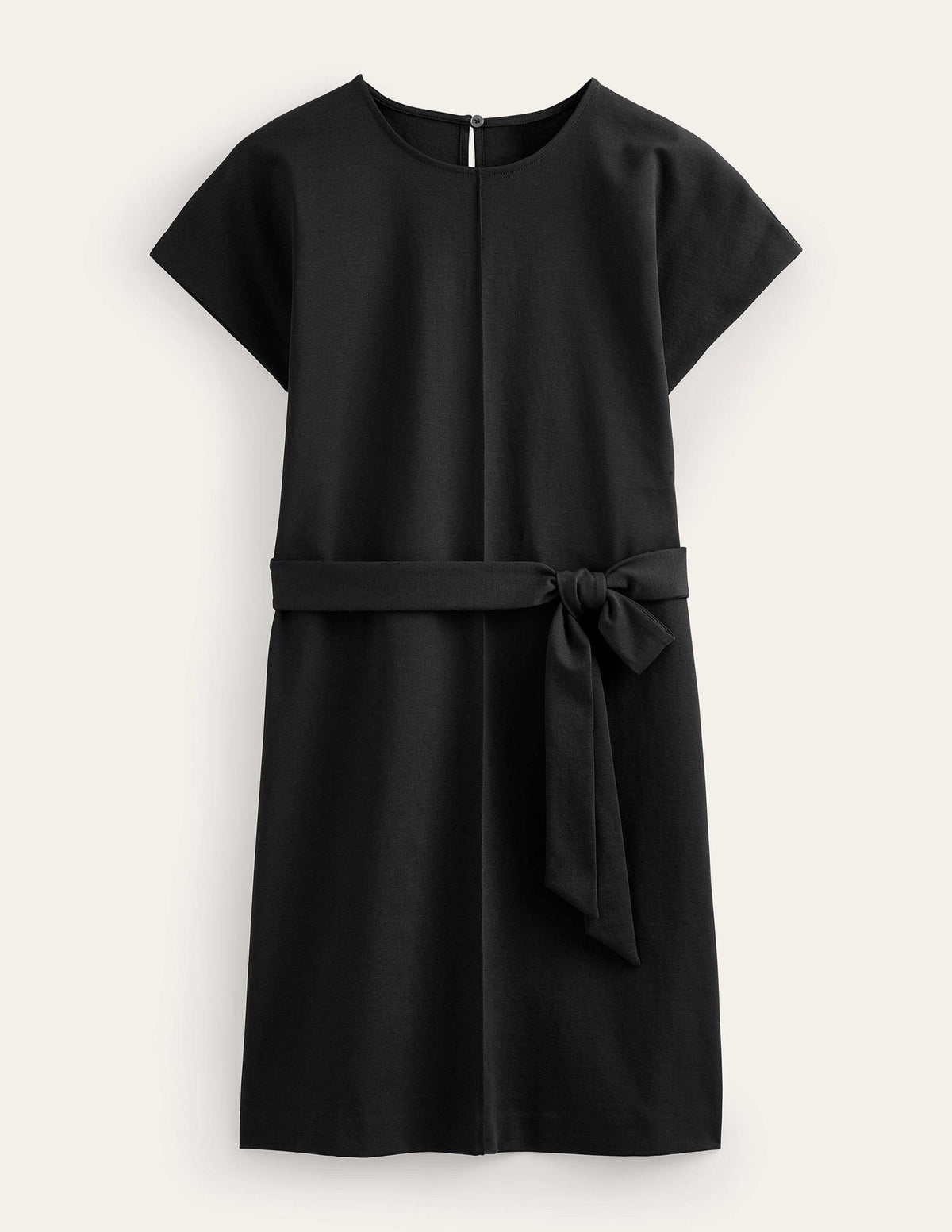 Tara T-Shirt-Kleid aus Jersey-Schwarz - Image 5