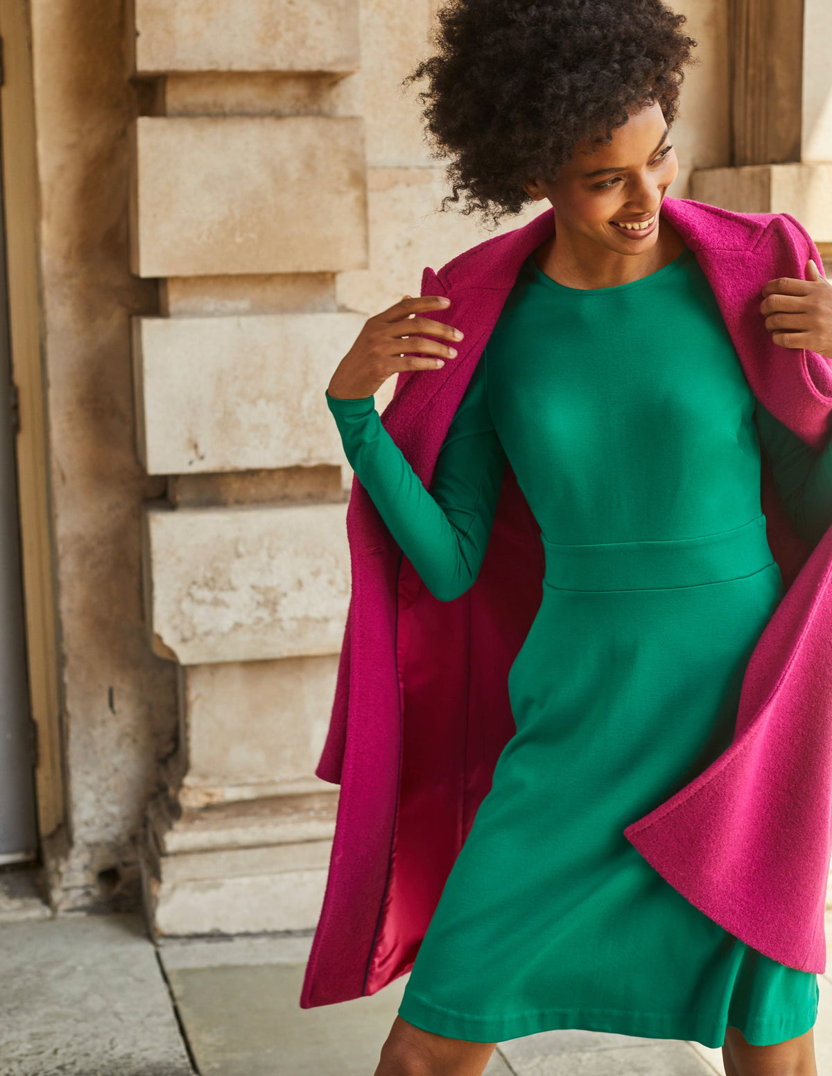 Sabrina Ponte-Kleid-Veridiangrün - Image 5