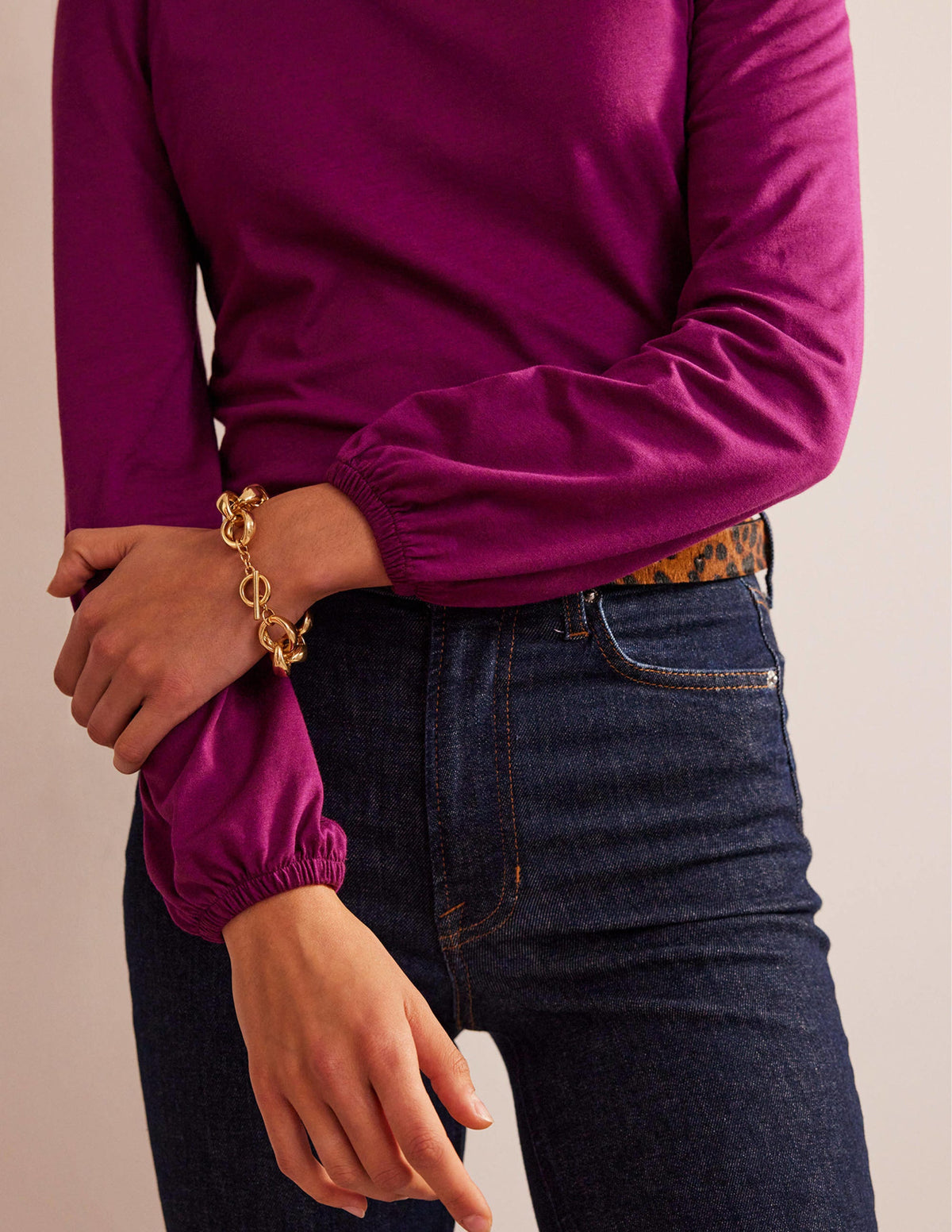 Top à manches longues ultra-doux-Prune de Damas-2