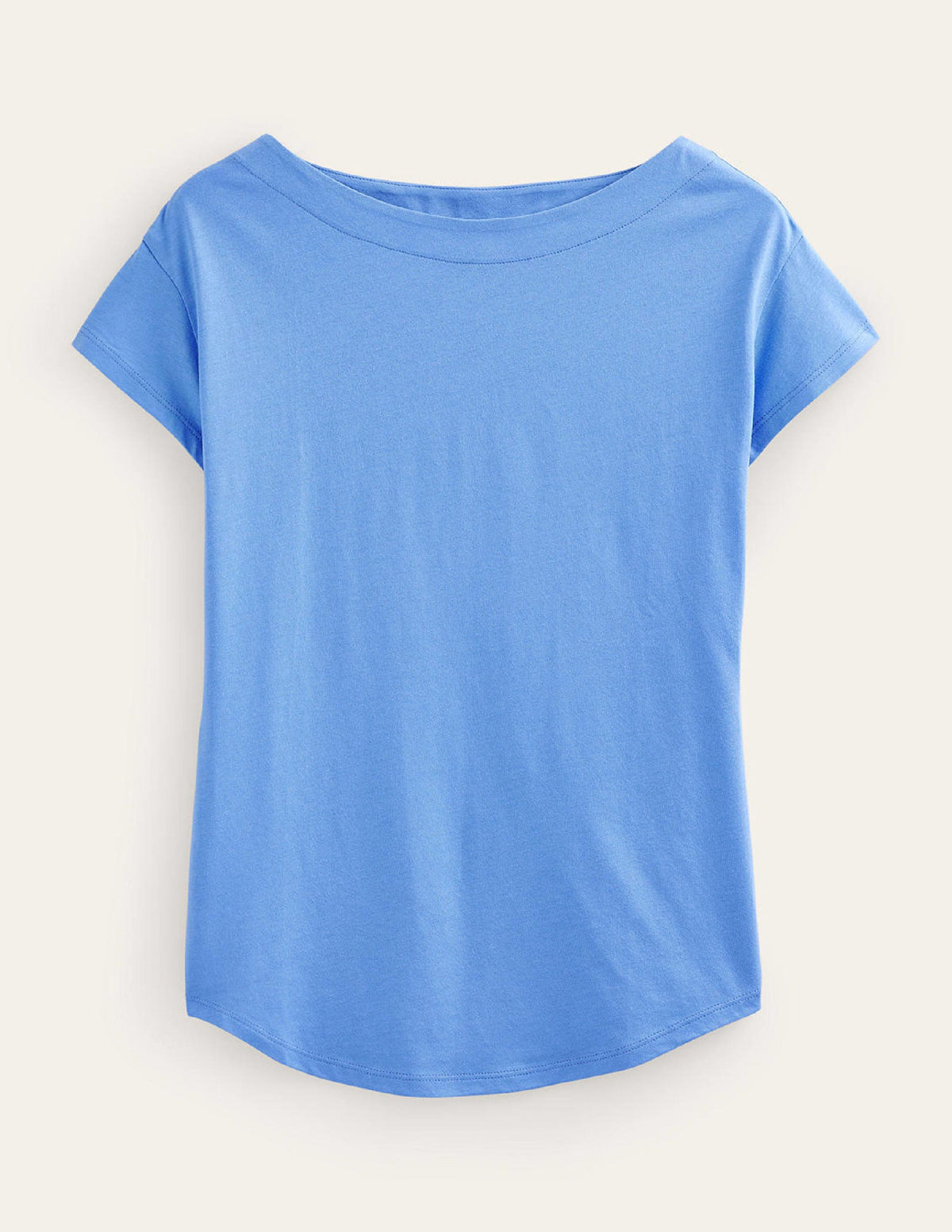 Superweiches T-Shirt mit U-Boot-Ausschnitt-Marina - Image 5