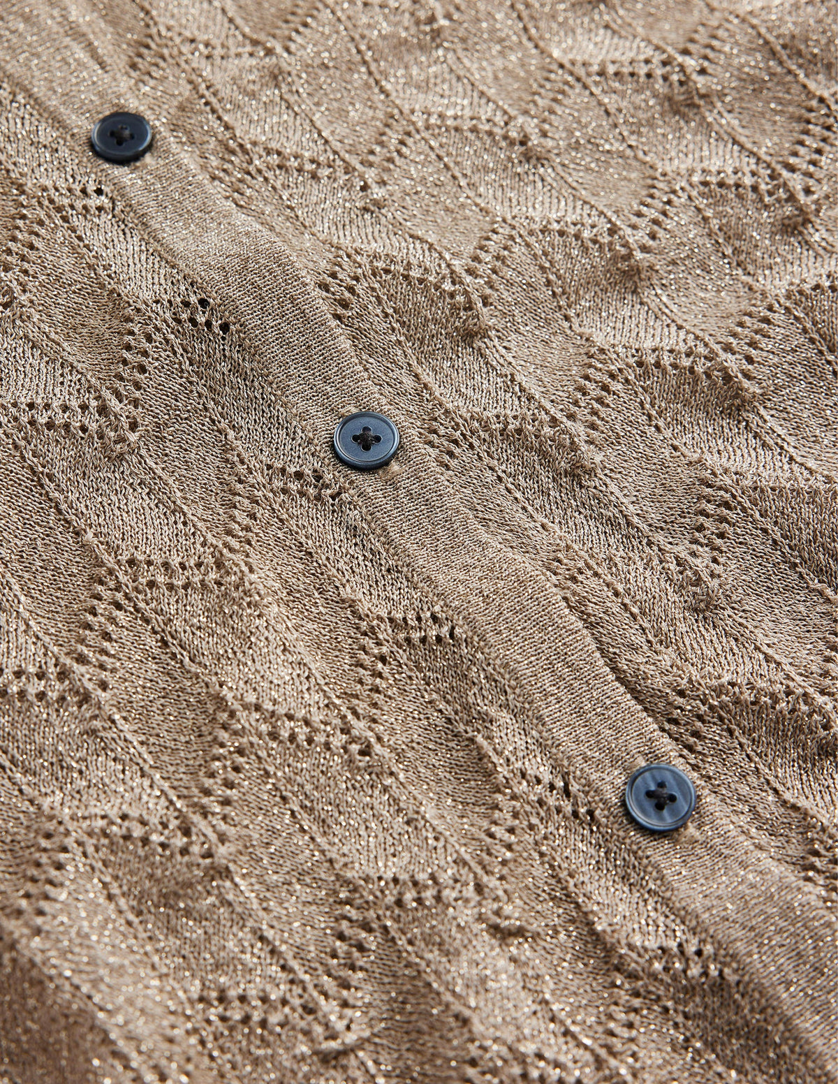 Strick-Strand-Hemd-Metallic Steingrau - Image 6