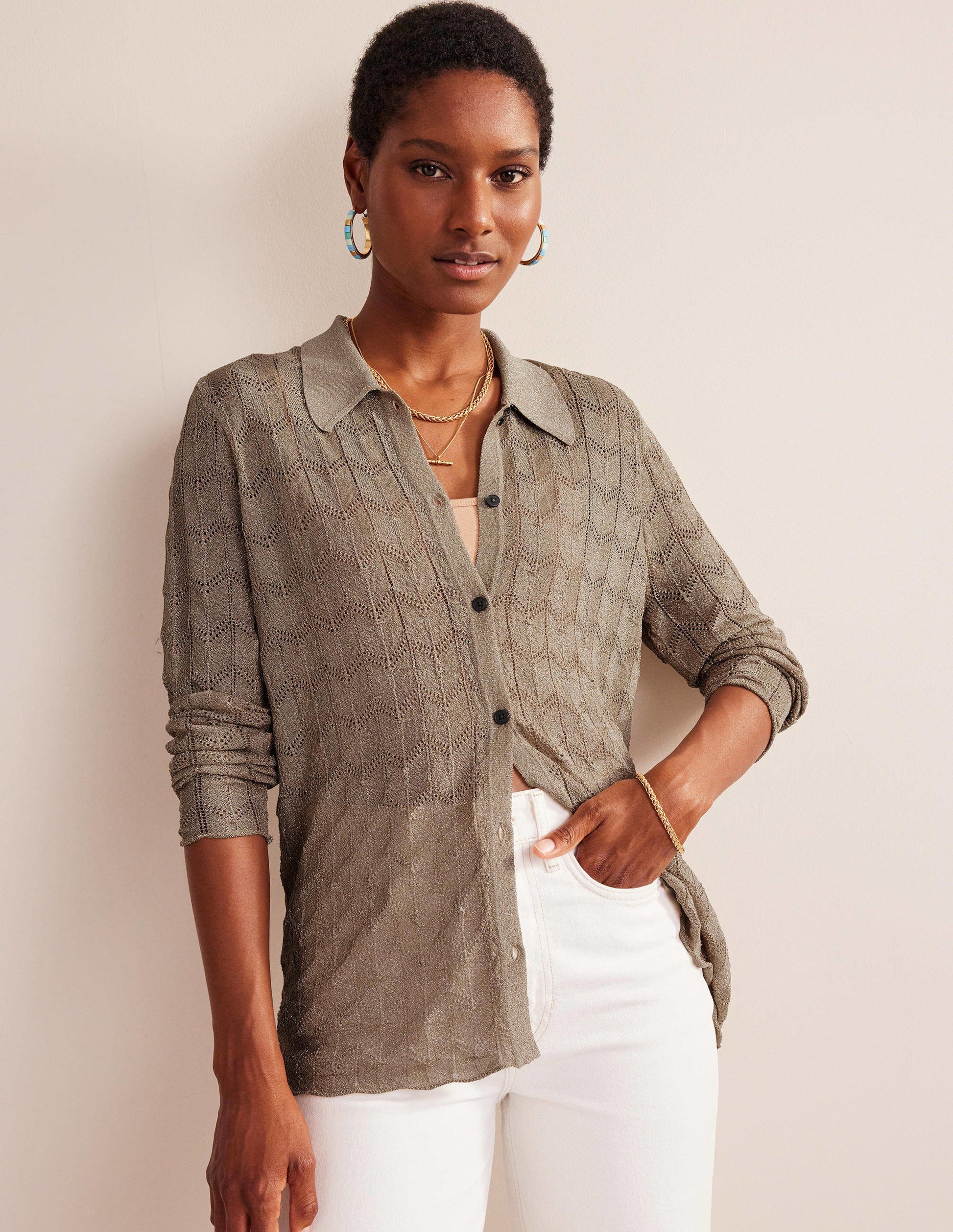 Strick-Strand-Hemd-Metallic Steingrau-1