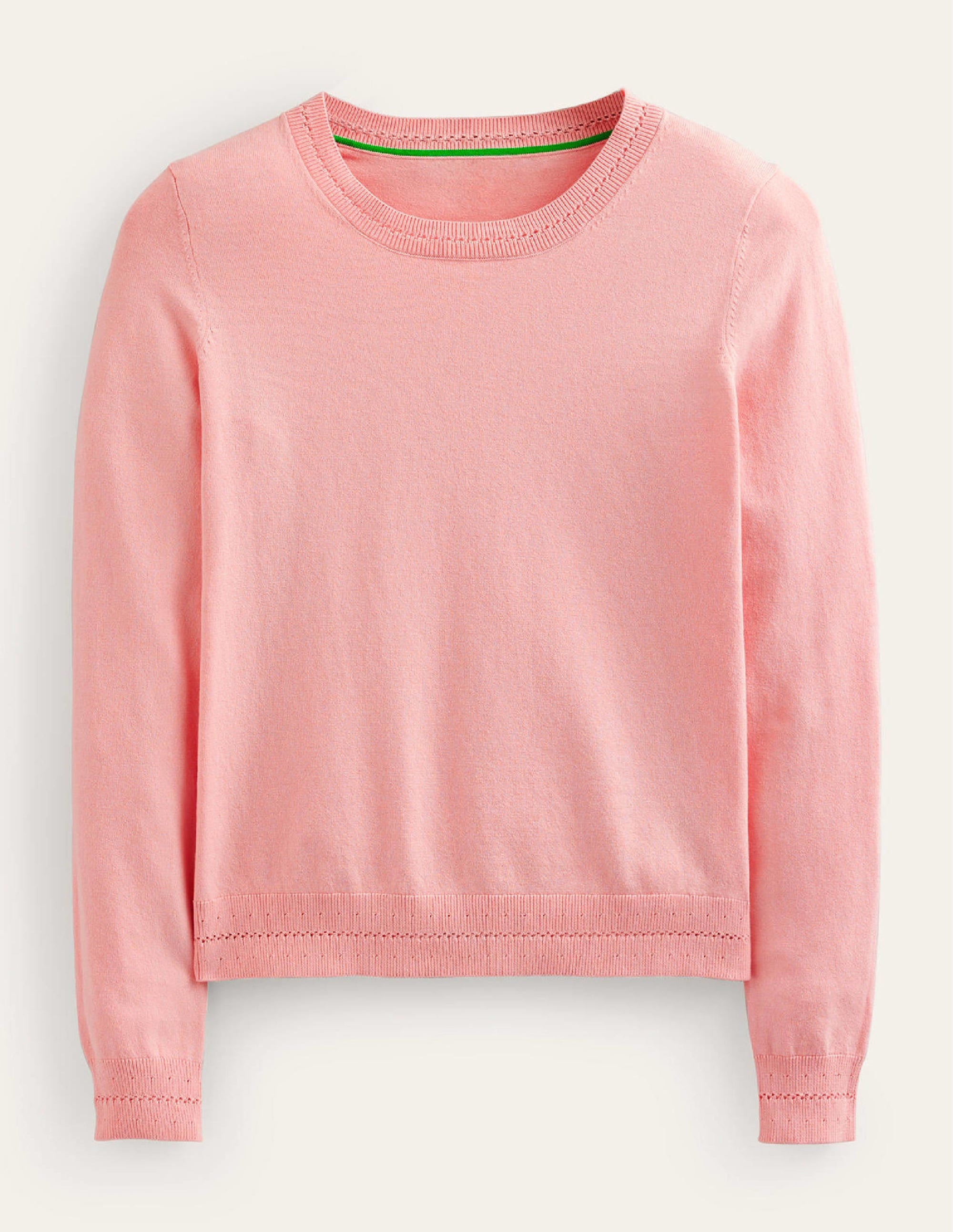 Catriona Pullover aus Baumwolle mit Rundhalsausschnitt-Pfirsich - Image 6