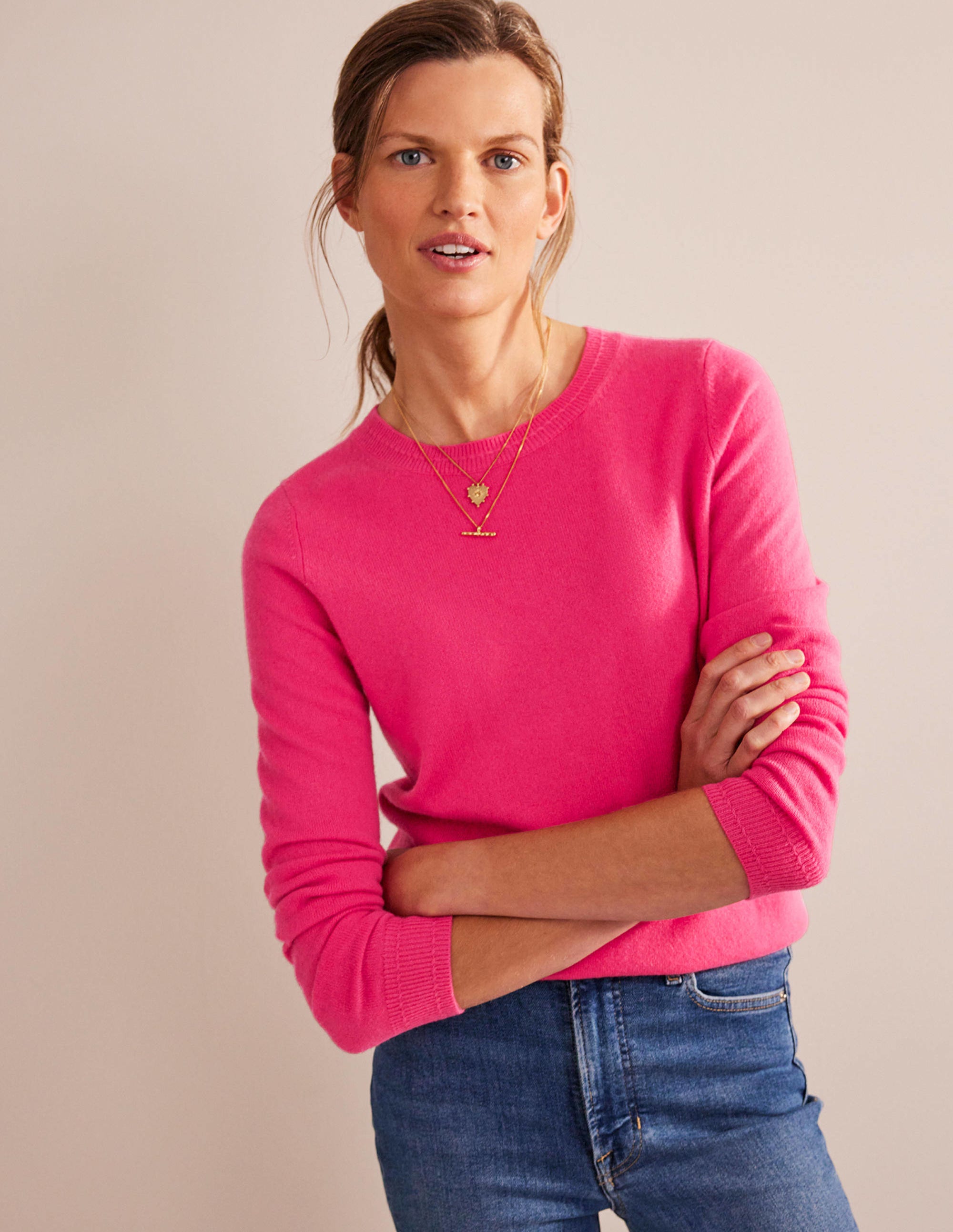 Eva Kaschmirpullover mit Rundhalsausschnitt-Jazzy - Image 1