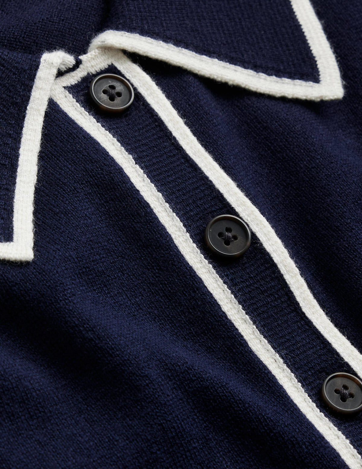 Estelle Henley Jumper-Navy - Image 6