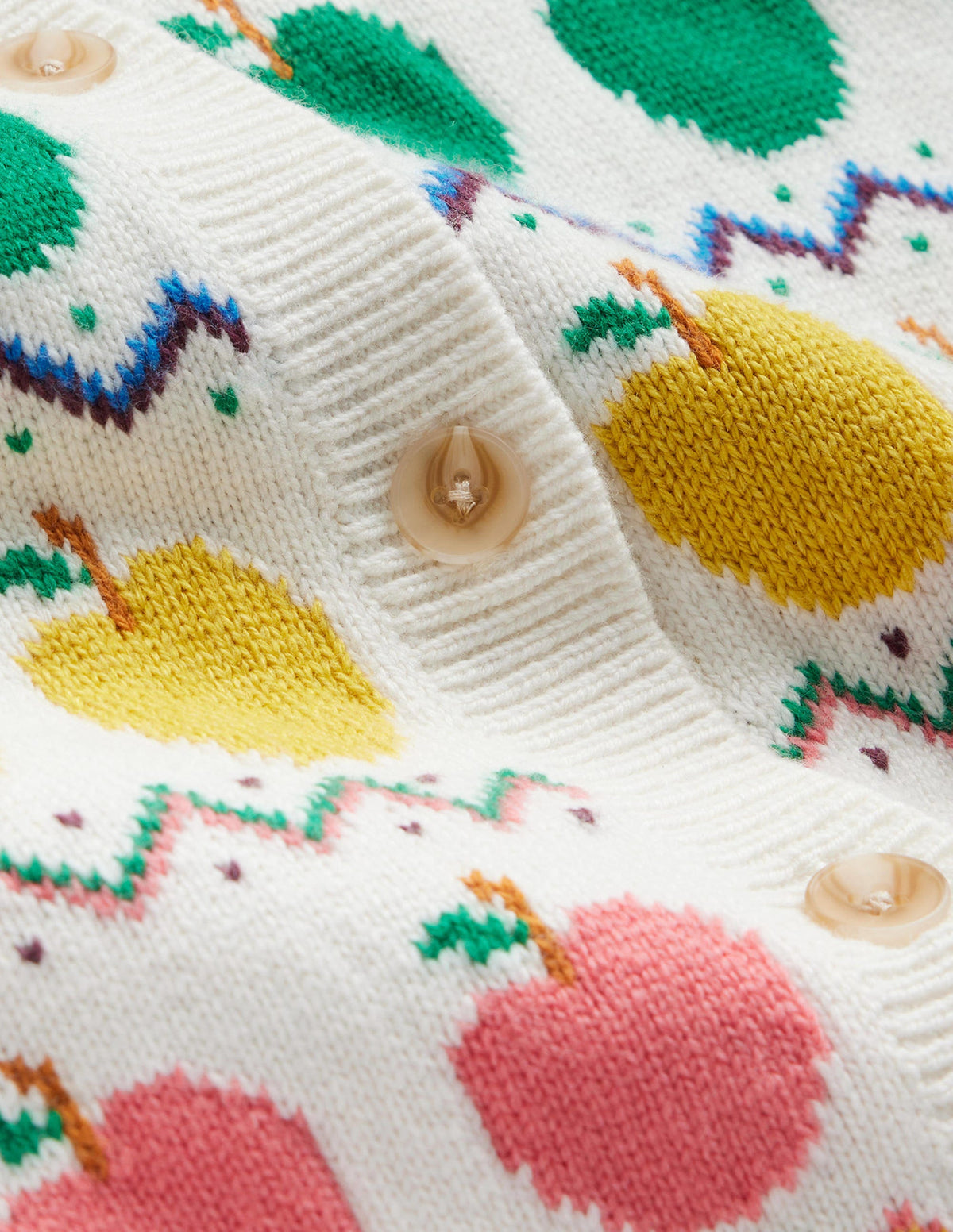 Edie Fair-Isle-Strickjacke-Apfel Fair-Isle - Image 8