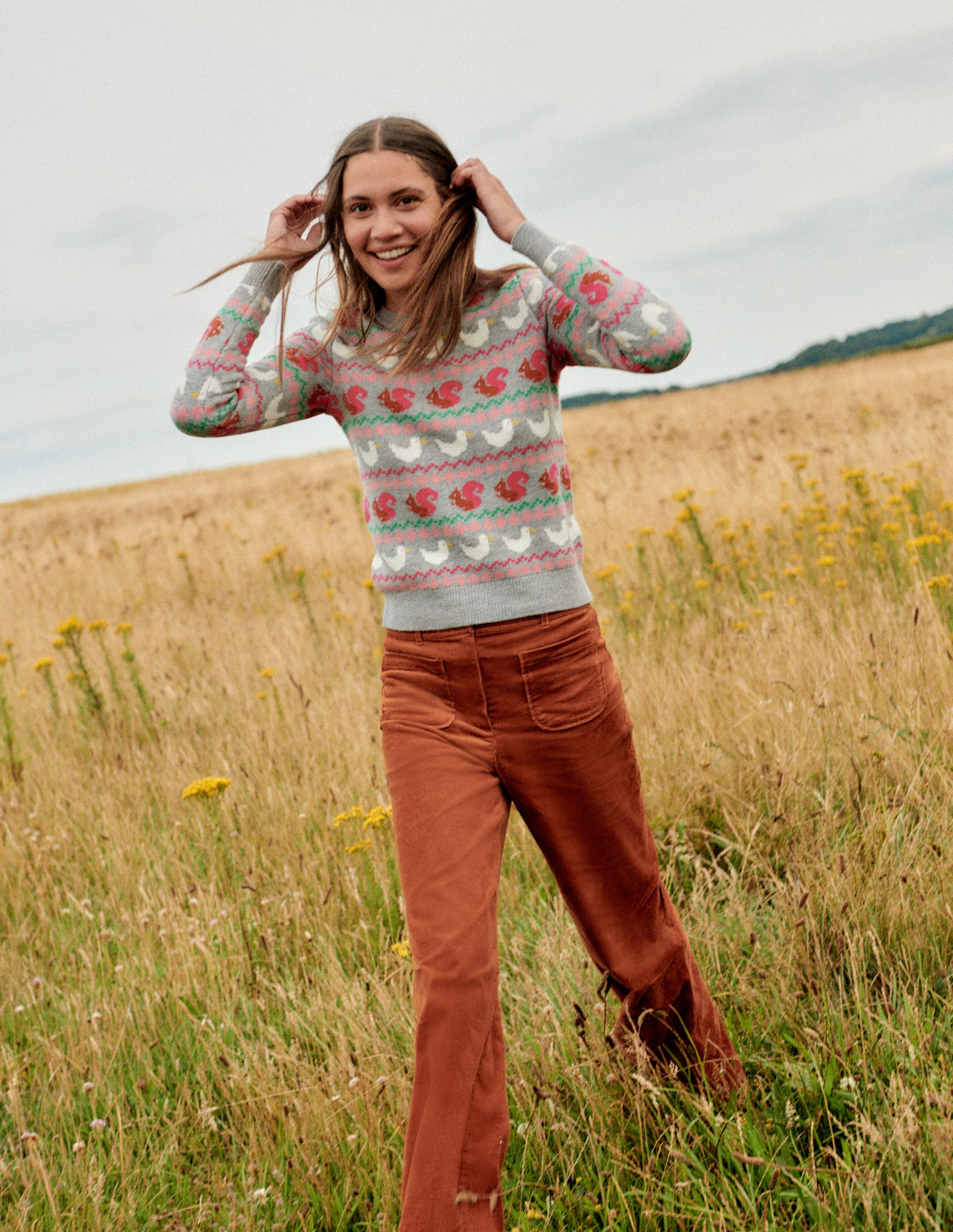 Edie Fair-Isle-Pullover-Naturliebhaber - Image 5