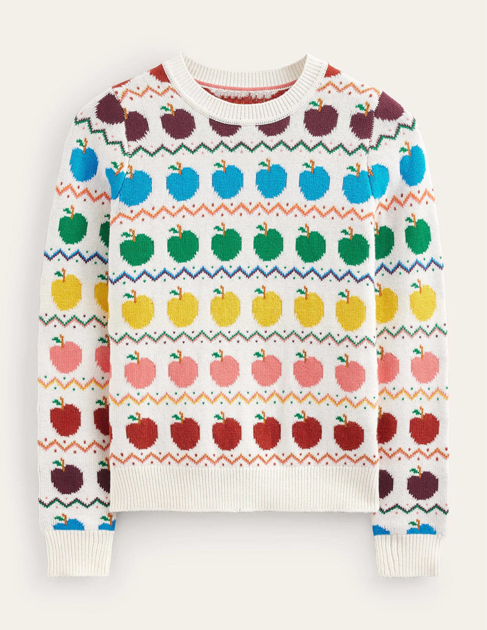 Edie Fair-Isle-Pullover-Apfel Fair-Isle-5