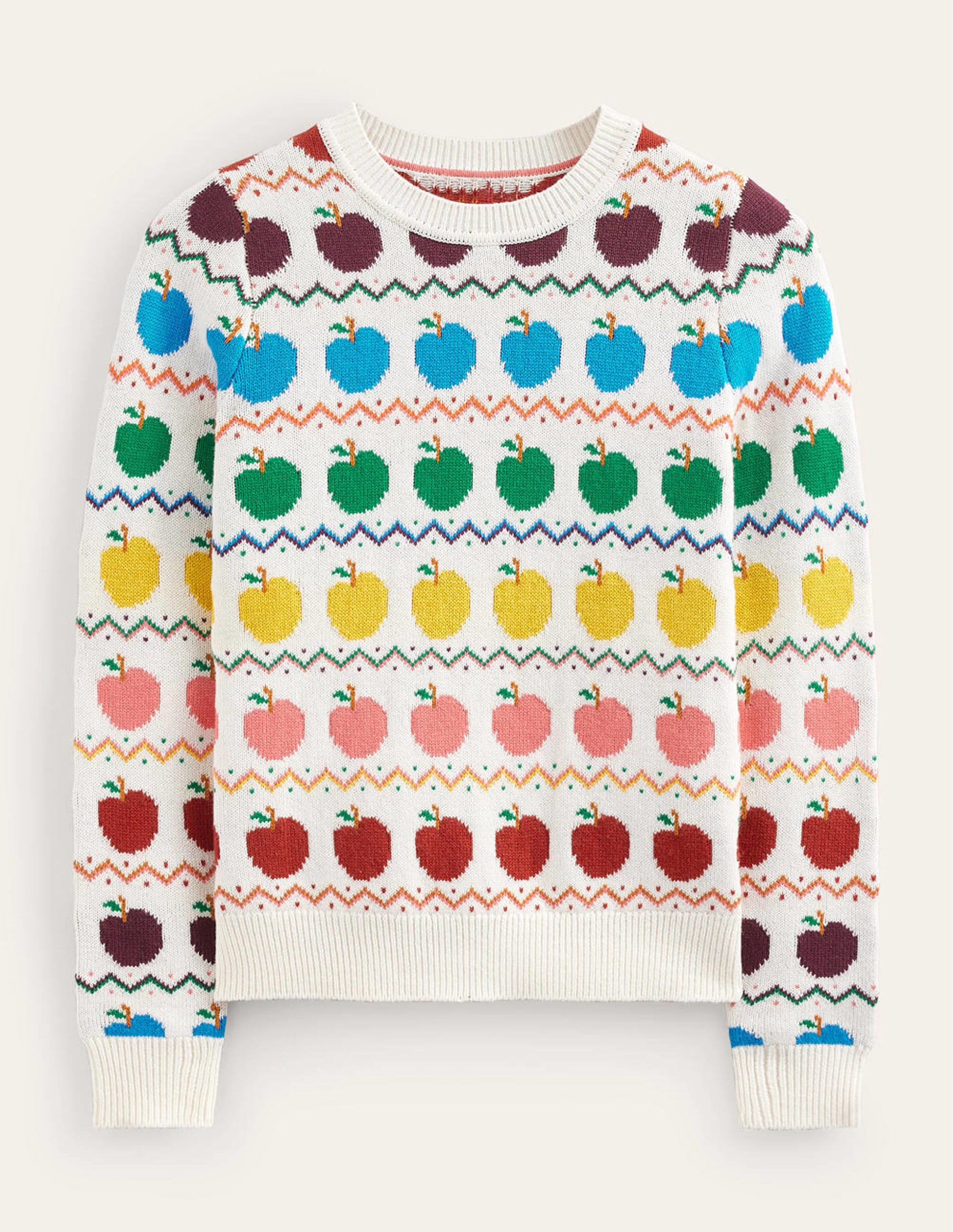 Edie Fair-Isle-Pullover-Apfel Fair-Isle - Image 5
