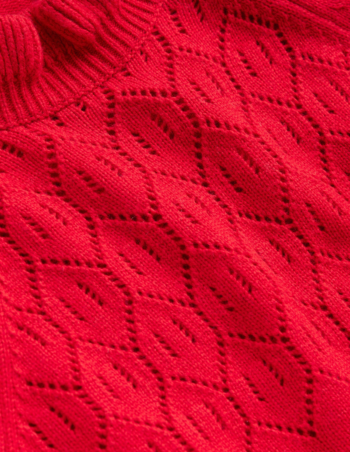 Pointelle Detailed Jumper-Hot Pepper - Image 9