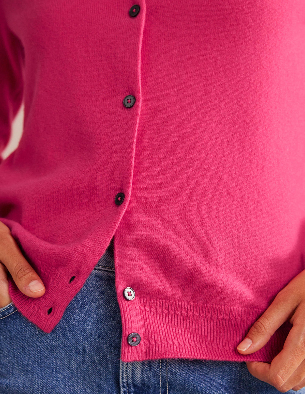 Eva Kaschmir-Strickjacke mit Rundhalsausschnitt-Jazzy-2