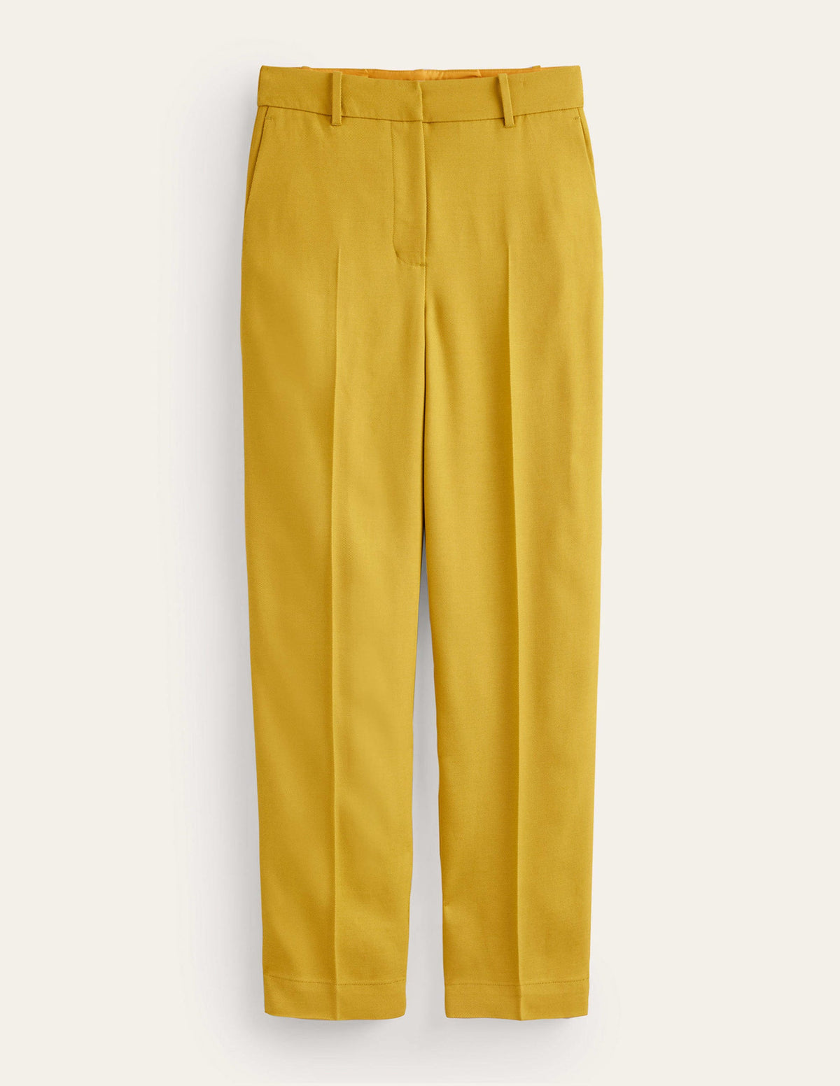 Figurbetonende Karottenhose-Zitronengelb - Image 5