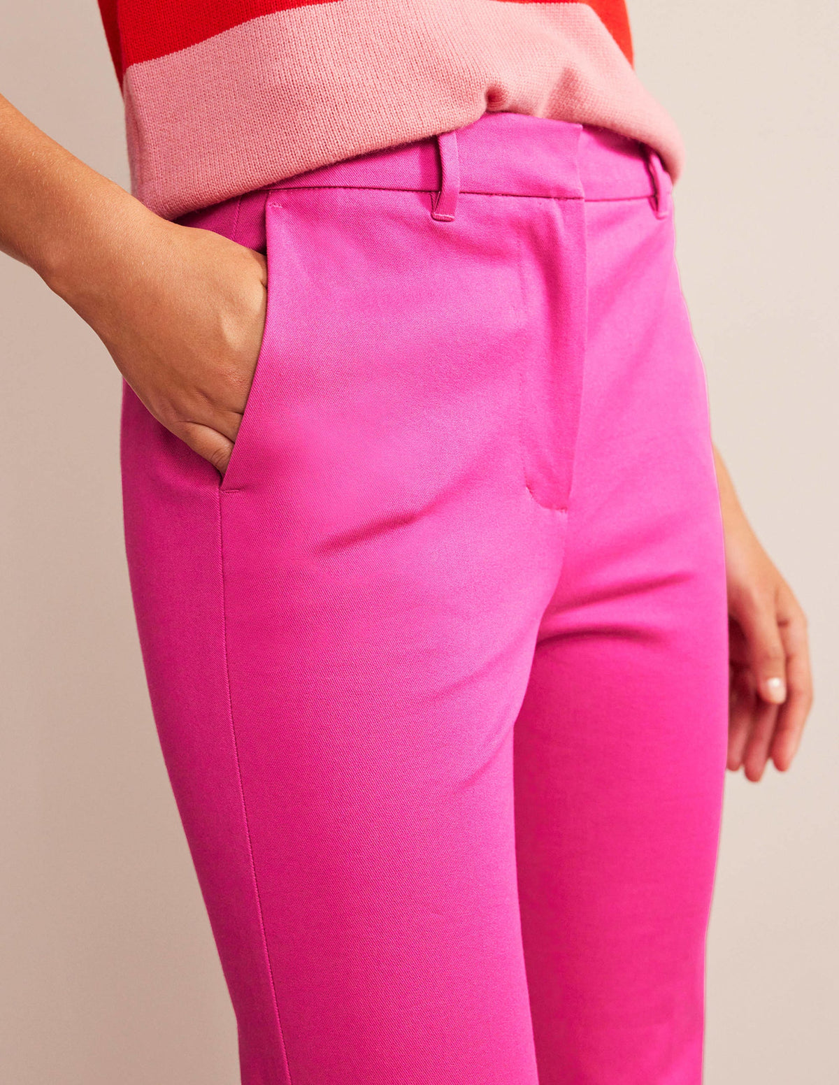 Chelsea-Hose aus 2-Wege-Stretch-Magenta-2
