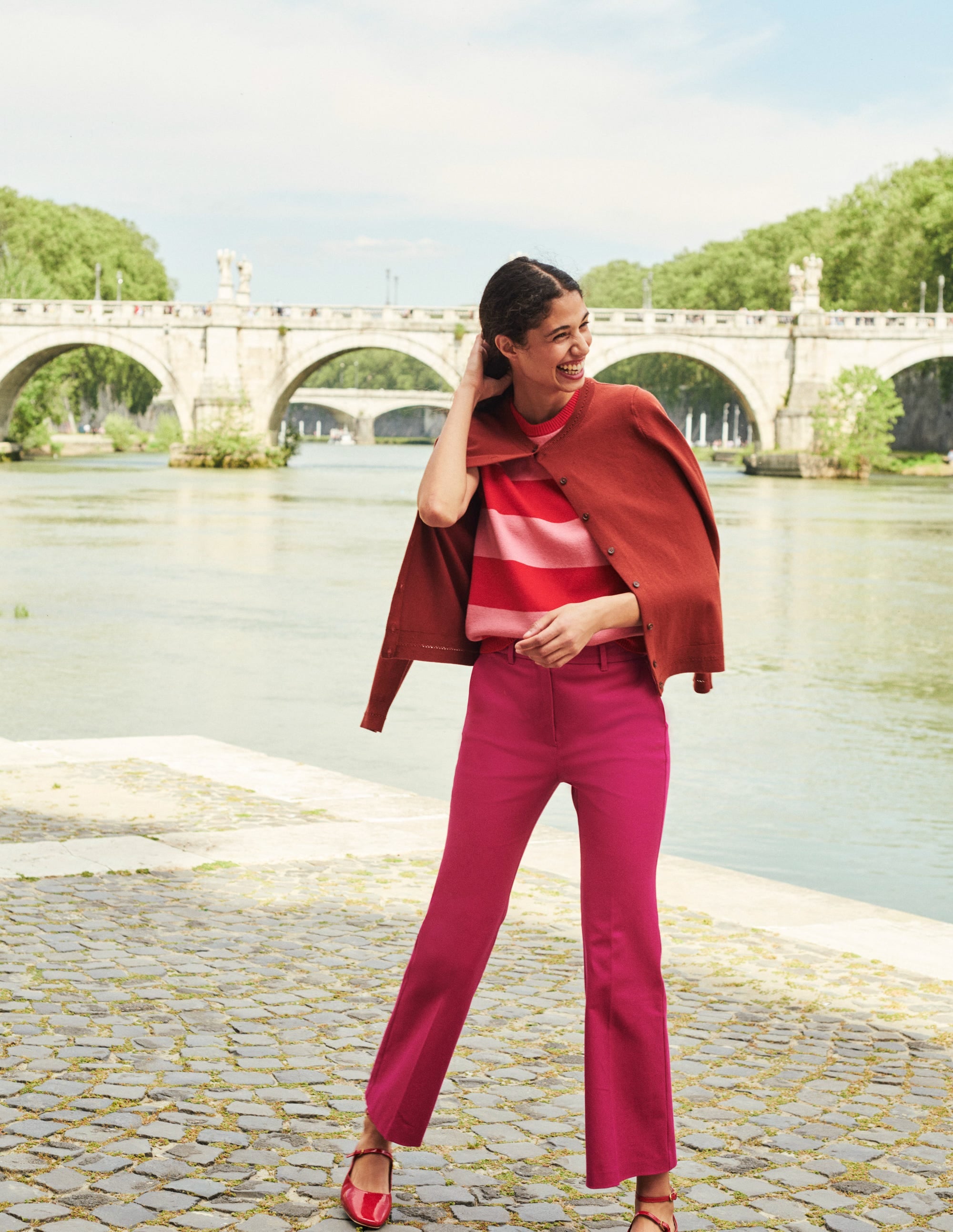 Chelsea-Hose aus 2-Wege-Stretch-Magenta - Image 8