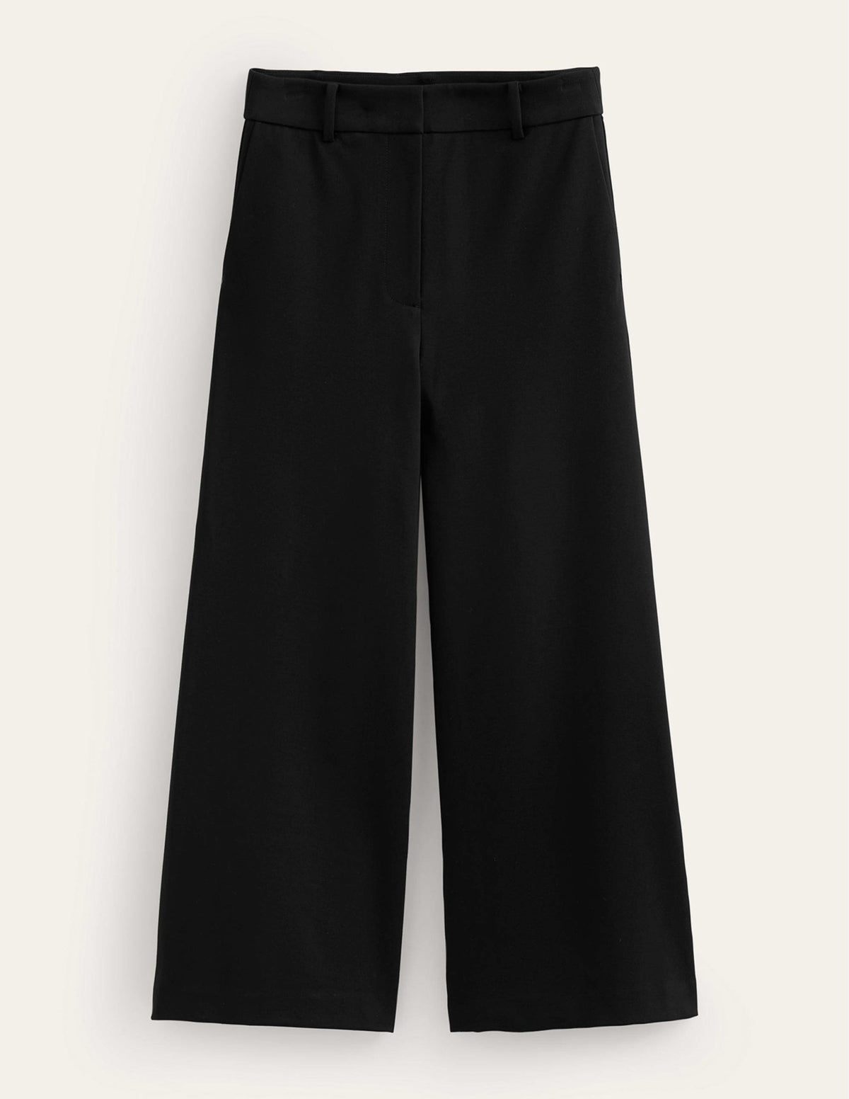 Jupe-culotte large en jersey-Noir - Image 5