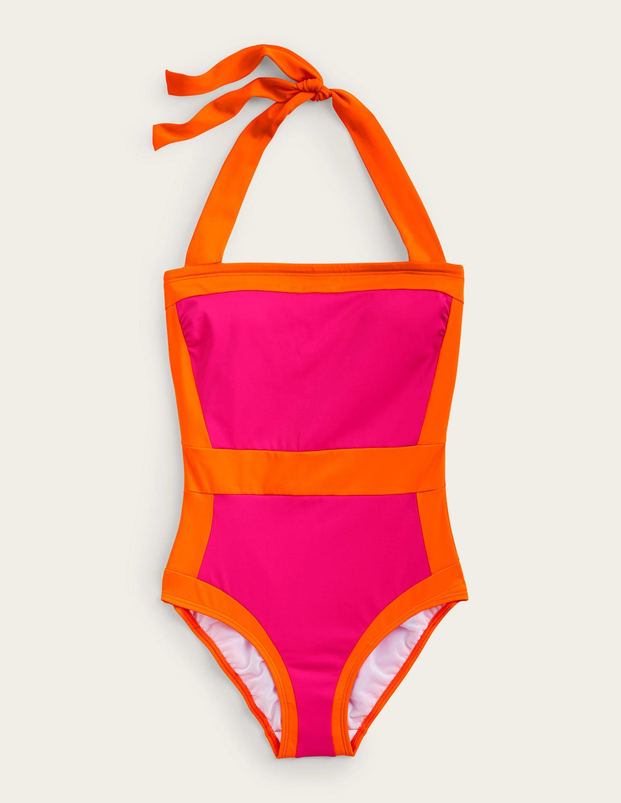 Maillot de bain dos-nu Santorini-Colourblock rose cerise - Image 5