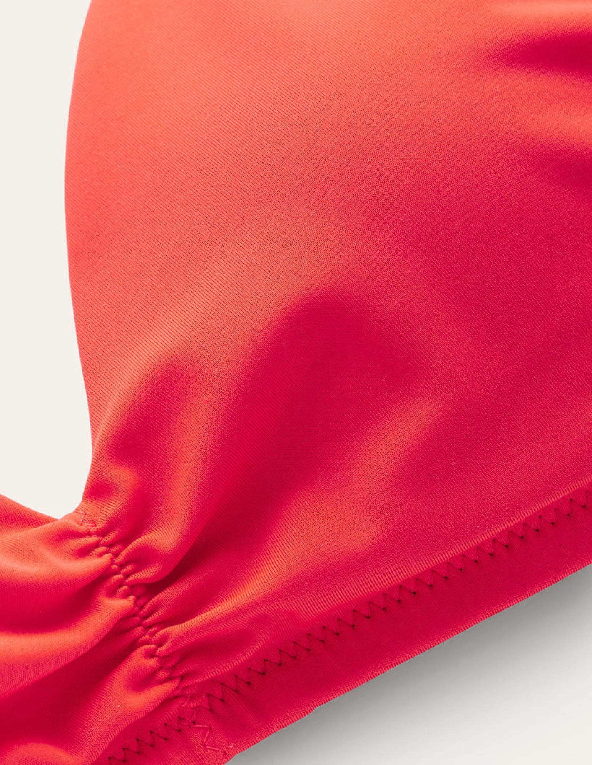 Ruched V-neck Bikini Top-Firework - Image 6