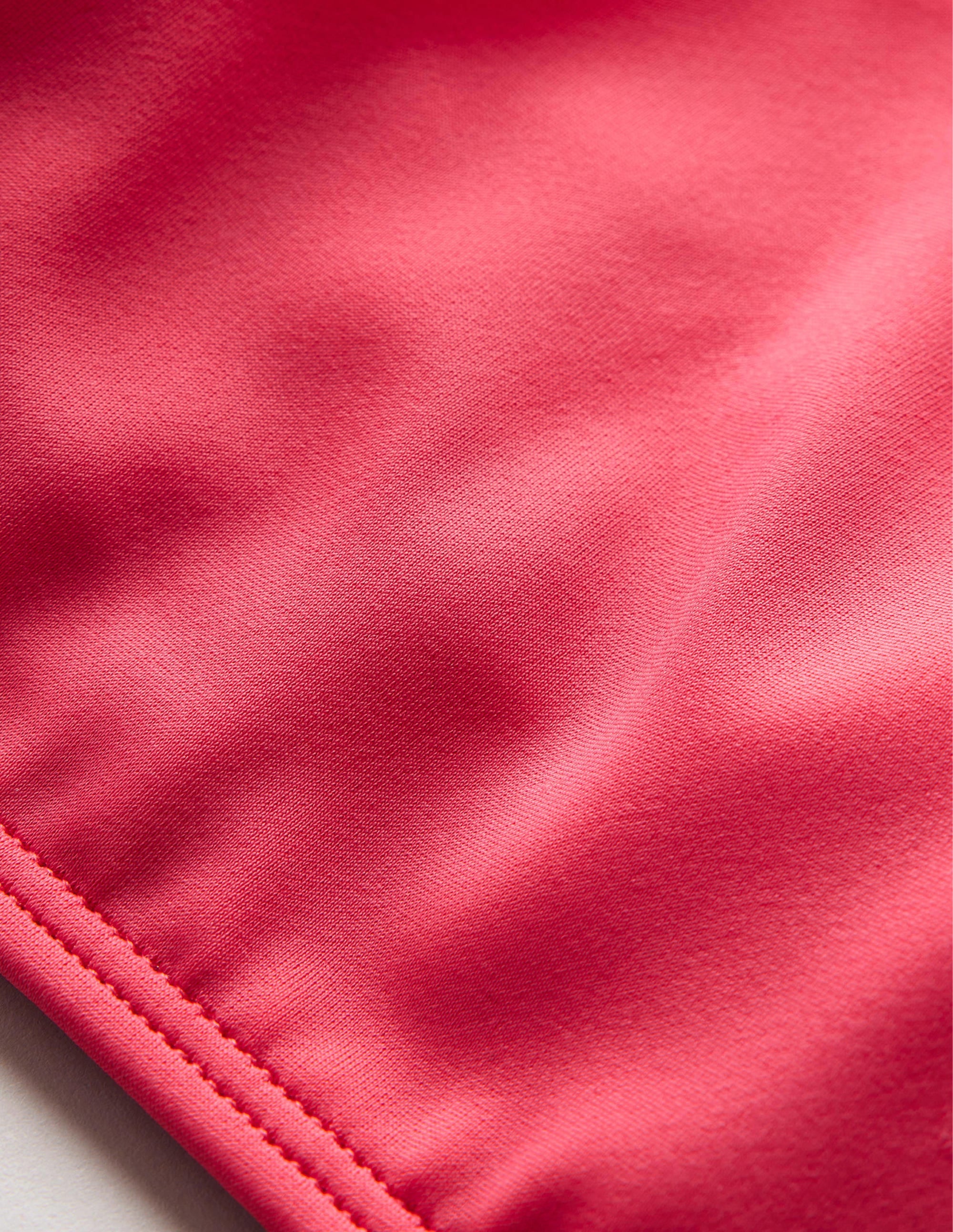 Bandeau-Bikinioberteil mit Bügeln-Rosa Beere - Image 6