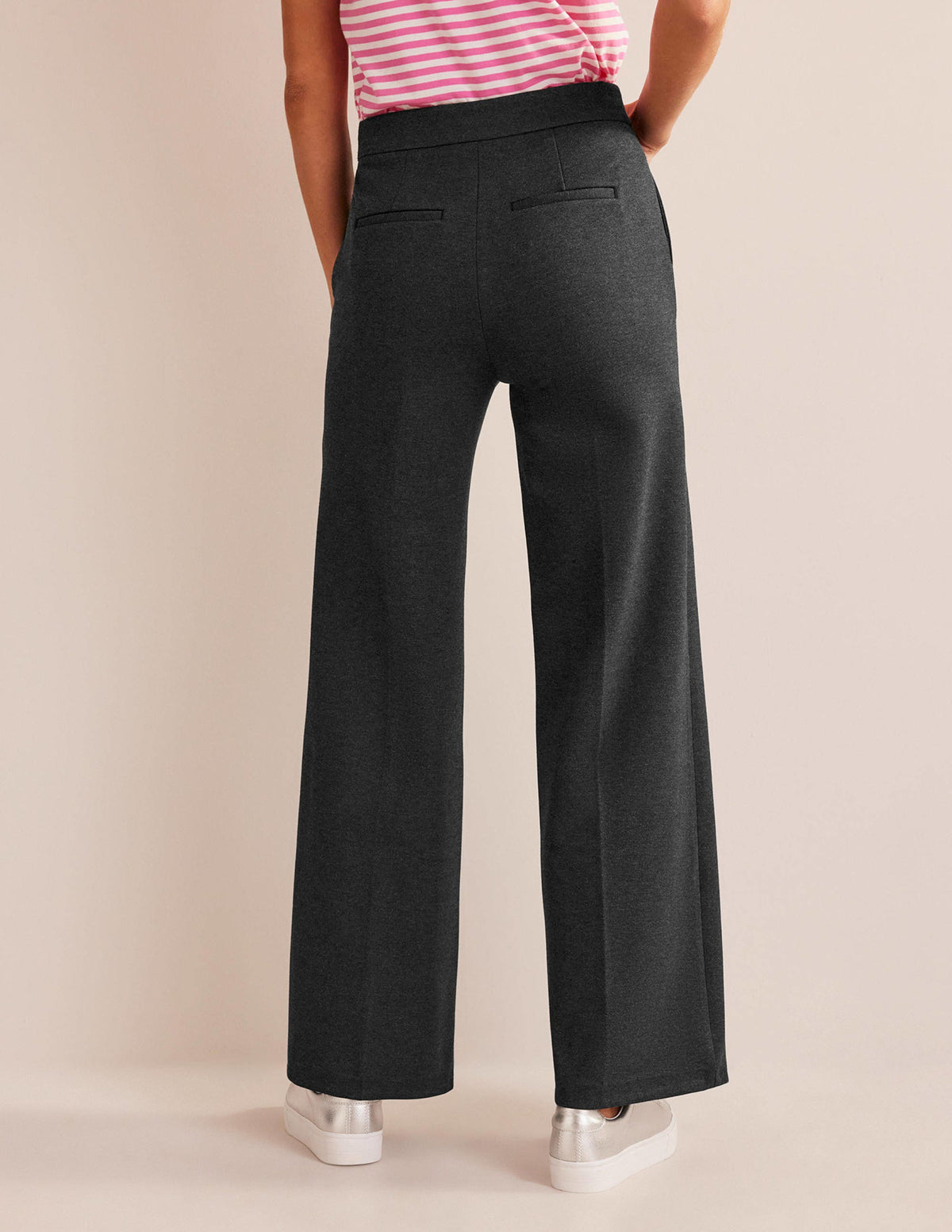 Westbourne Ponté-Hose-Anthrazit meliert-3
