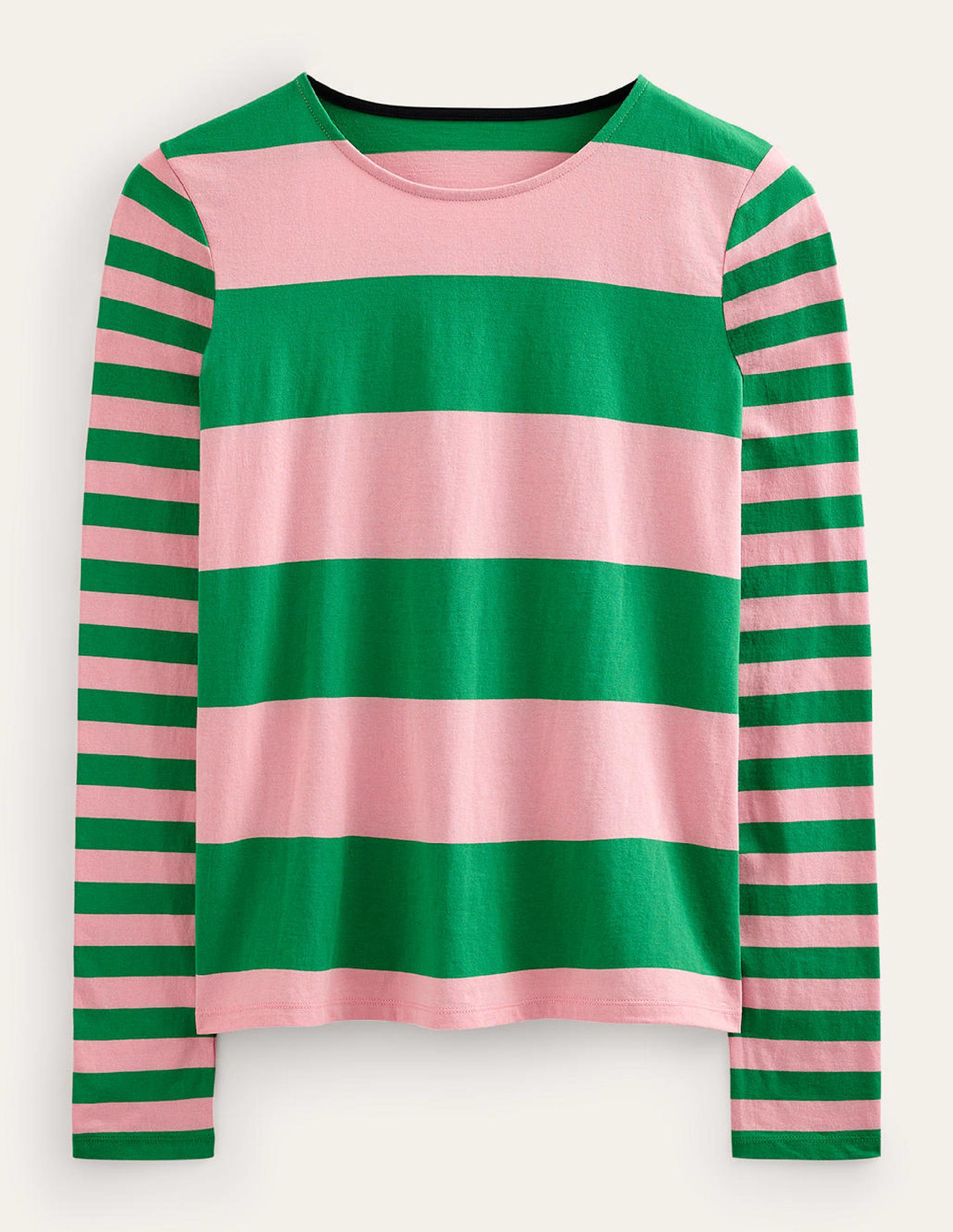 Bea Breton-Shirt mit langen Ärmeln-Rosa, Grün - Image 8