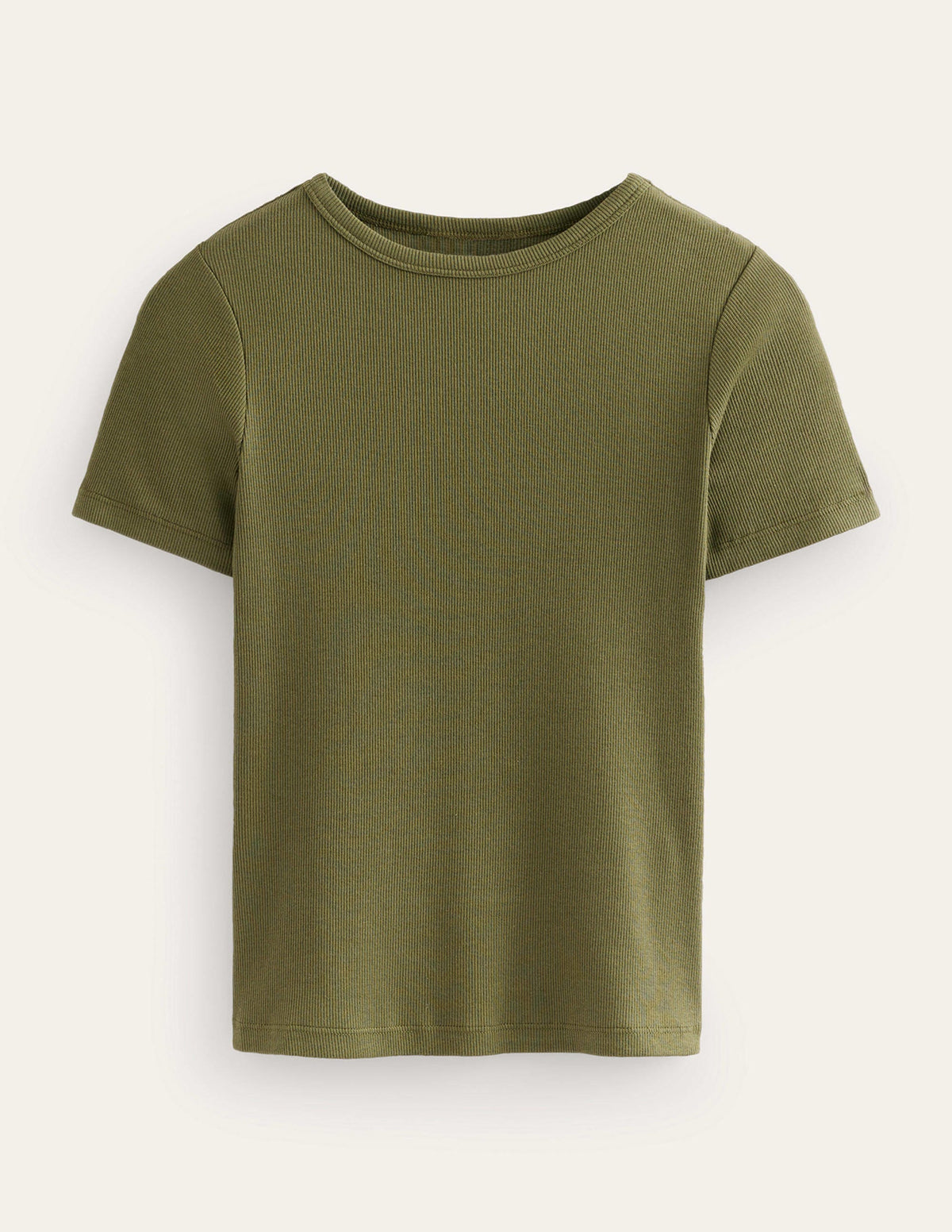 T-Shirt aus Baumwoll-Rippstrick-Fichte-5