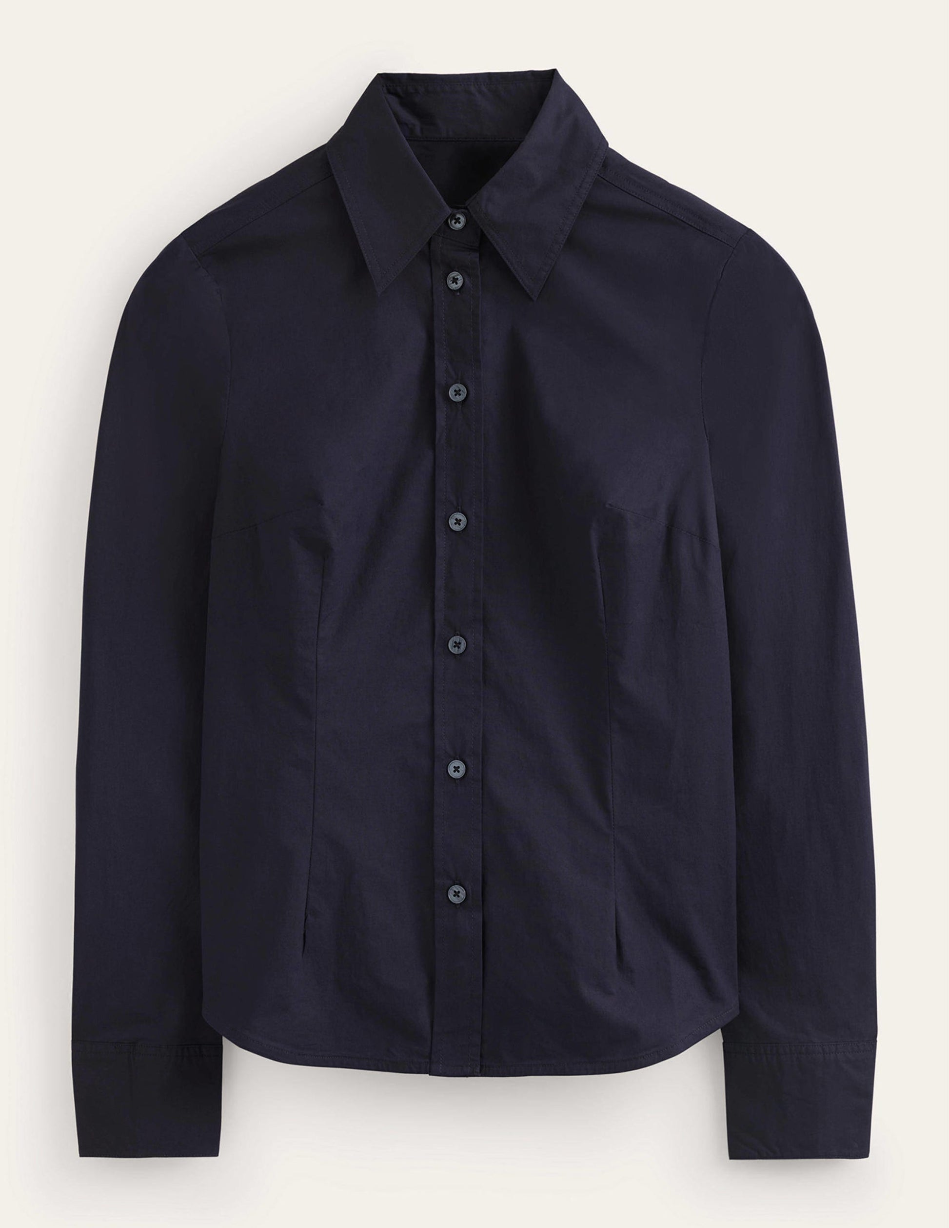 Saskia Stretch-Baumwollhemd-Aqua Marine Marl-5