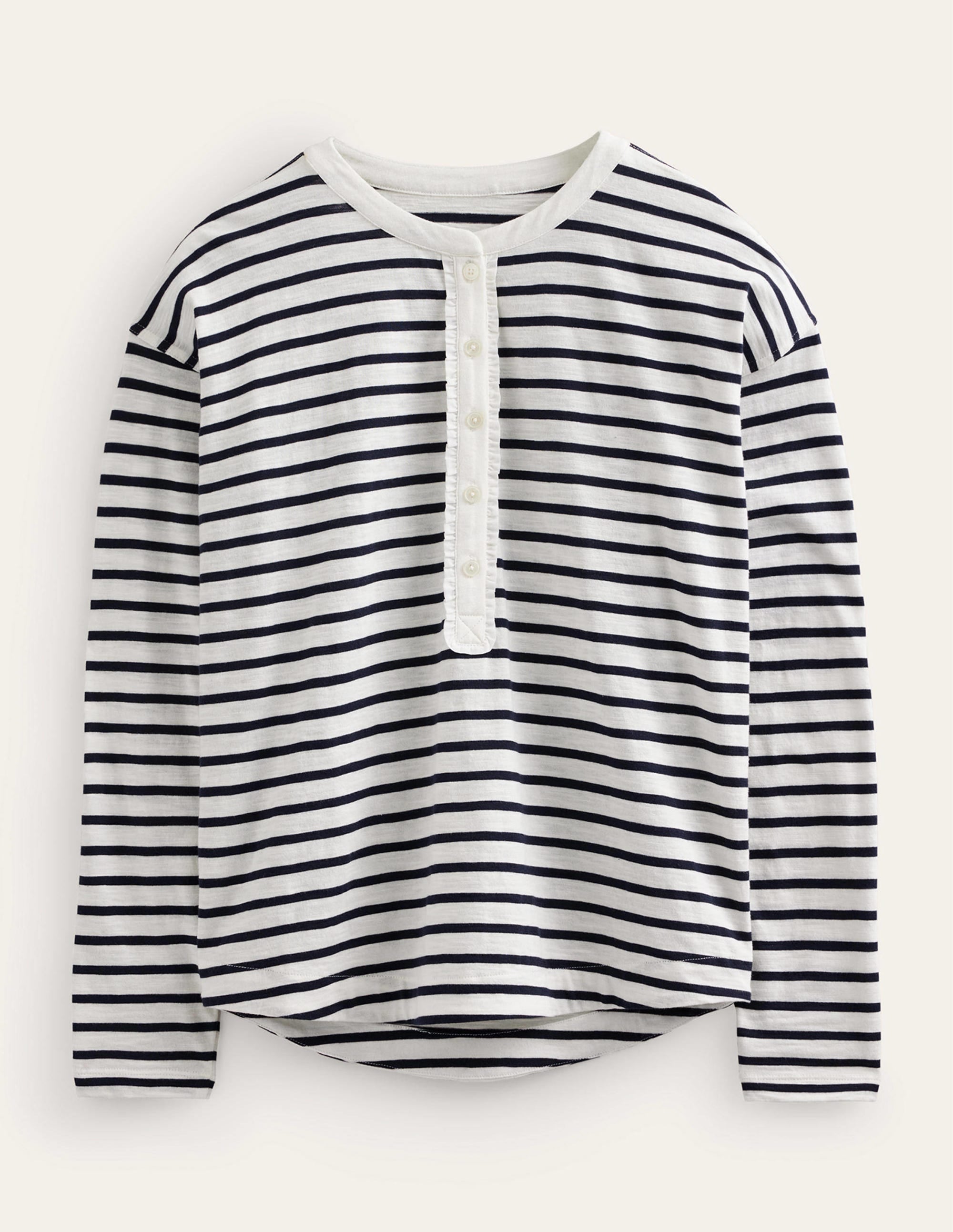 T-shirt Rosie rayé-Ivoire, bleu marine - Image 6
